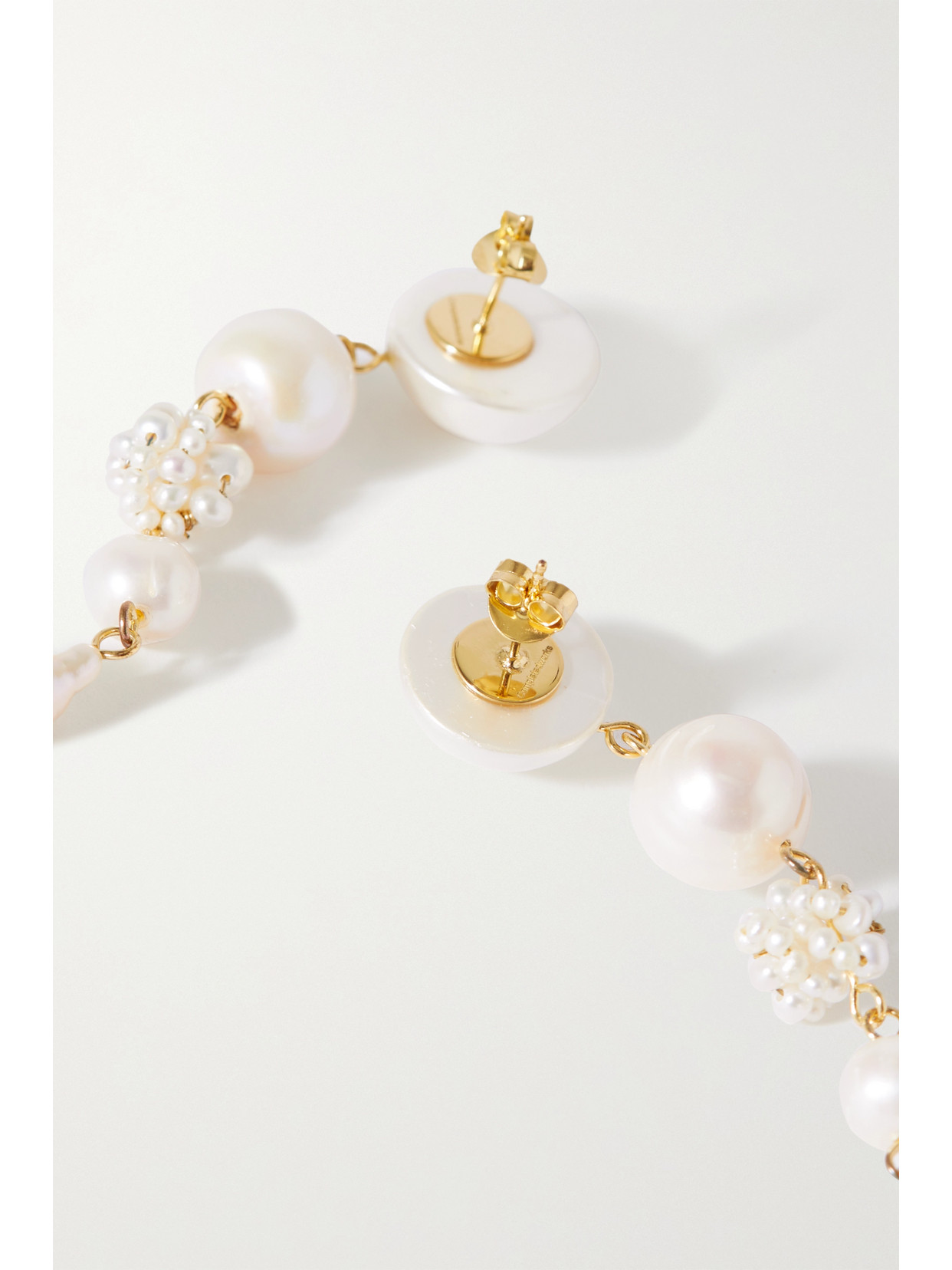 Completedworks Gold Vermeil Pearl Earrings In Gold