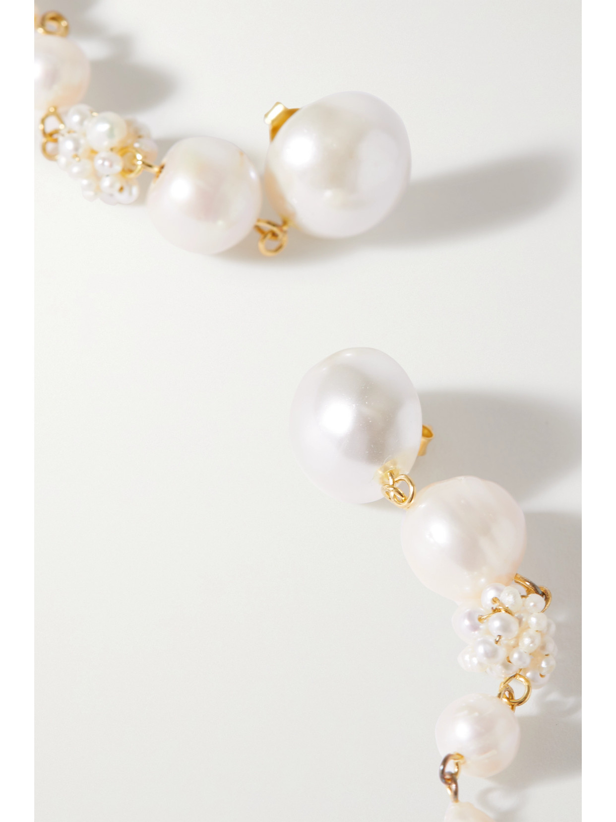 Completedworks Gold Vermeil Pearl Earrings In Gold