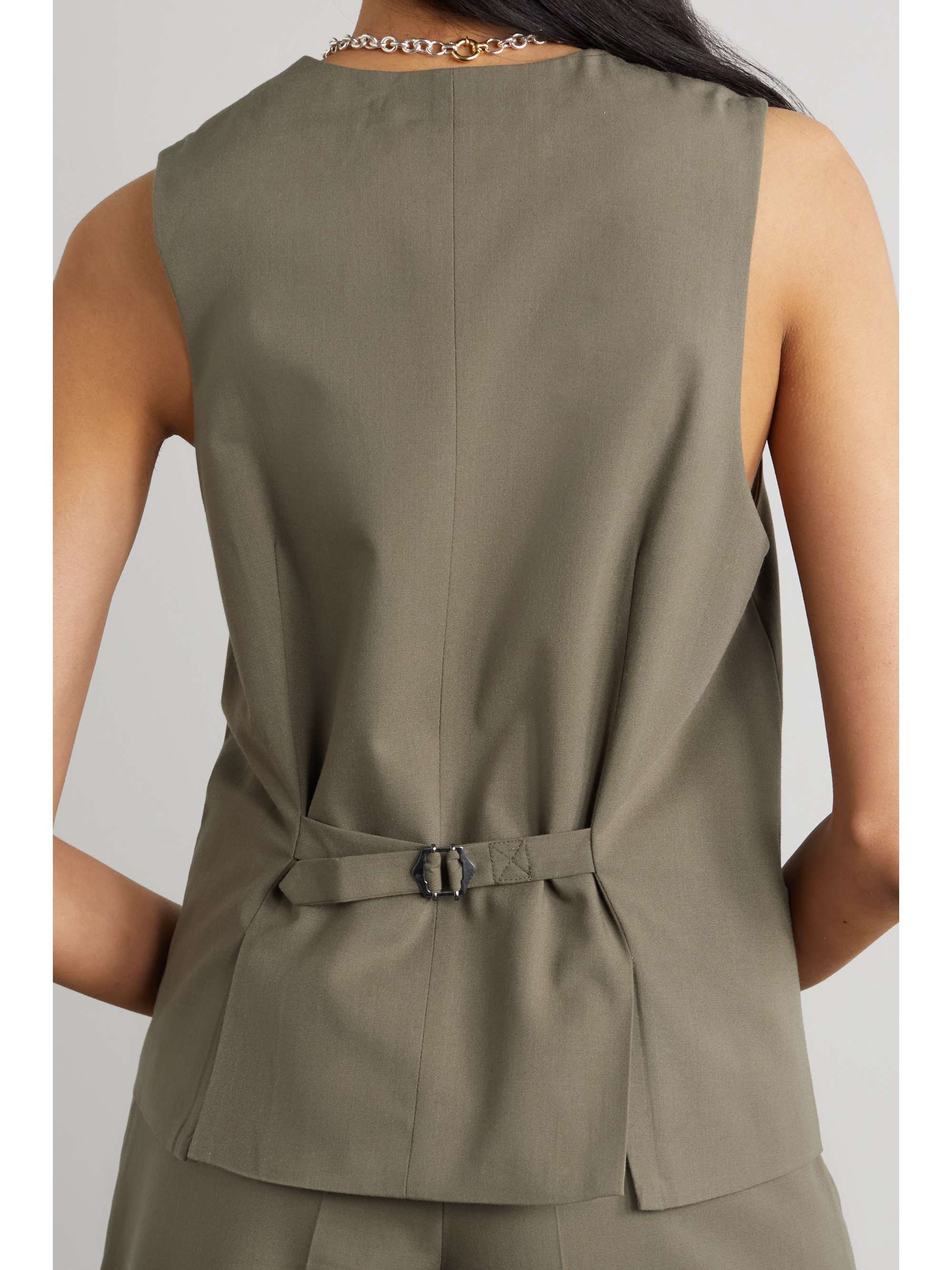 REMAIN BIRGER CHRISTENSEN Anjelica recycled grain de poudre vest