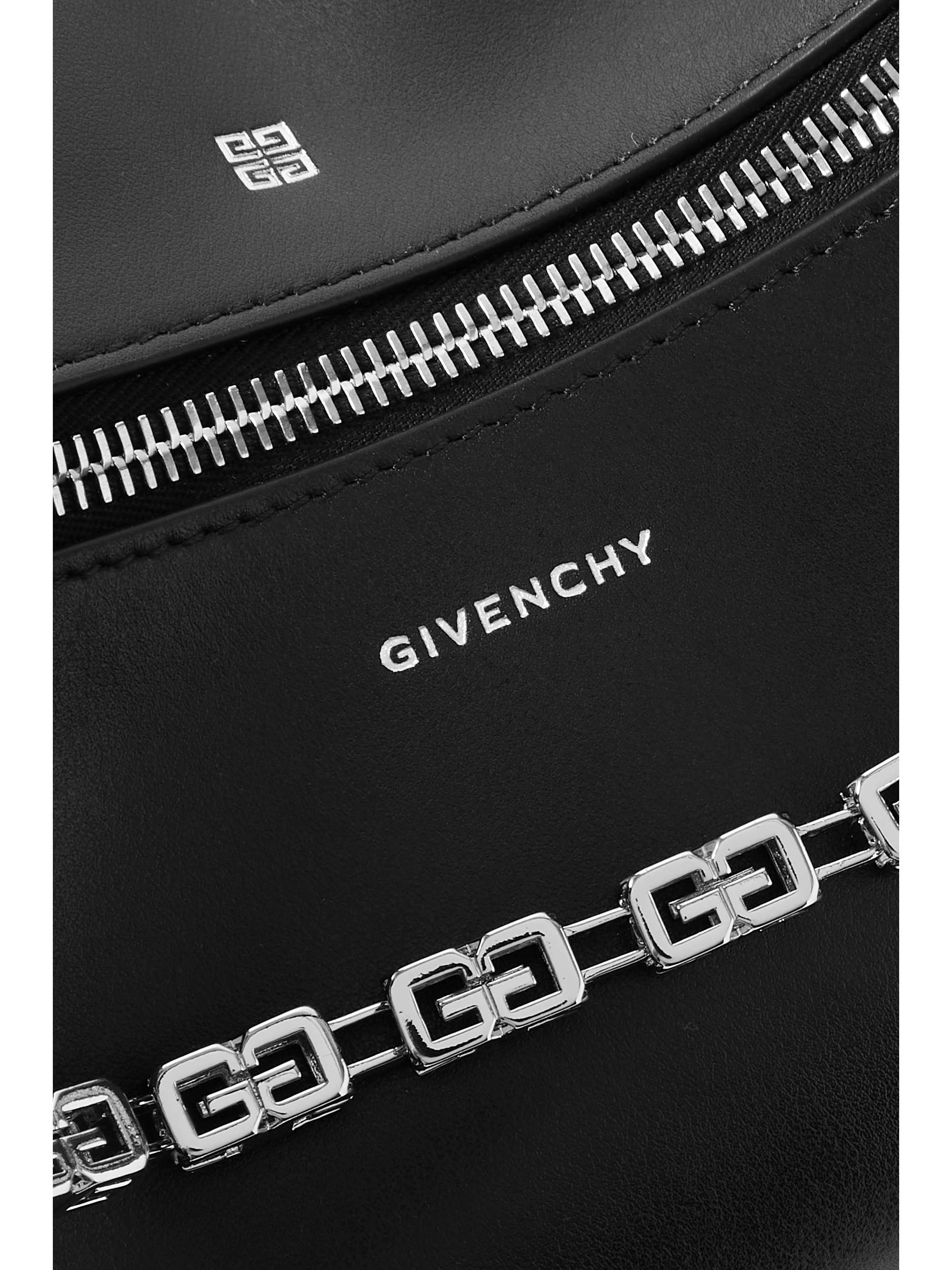 GIVENCHY Moon Cut Out medium chain-embellished leather shoulder bag