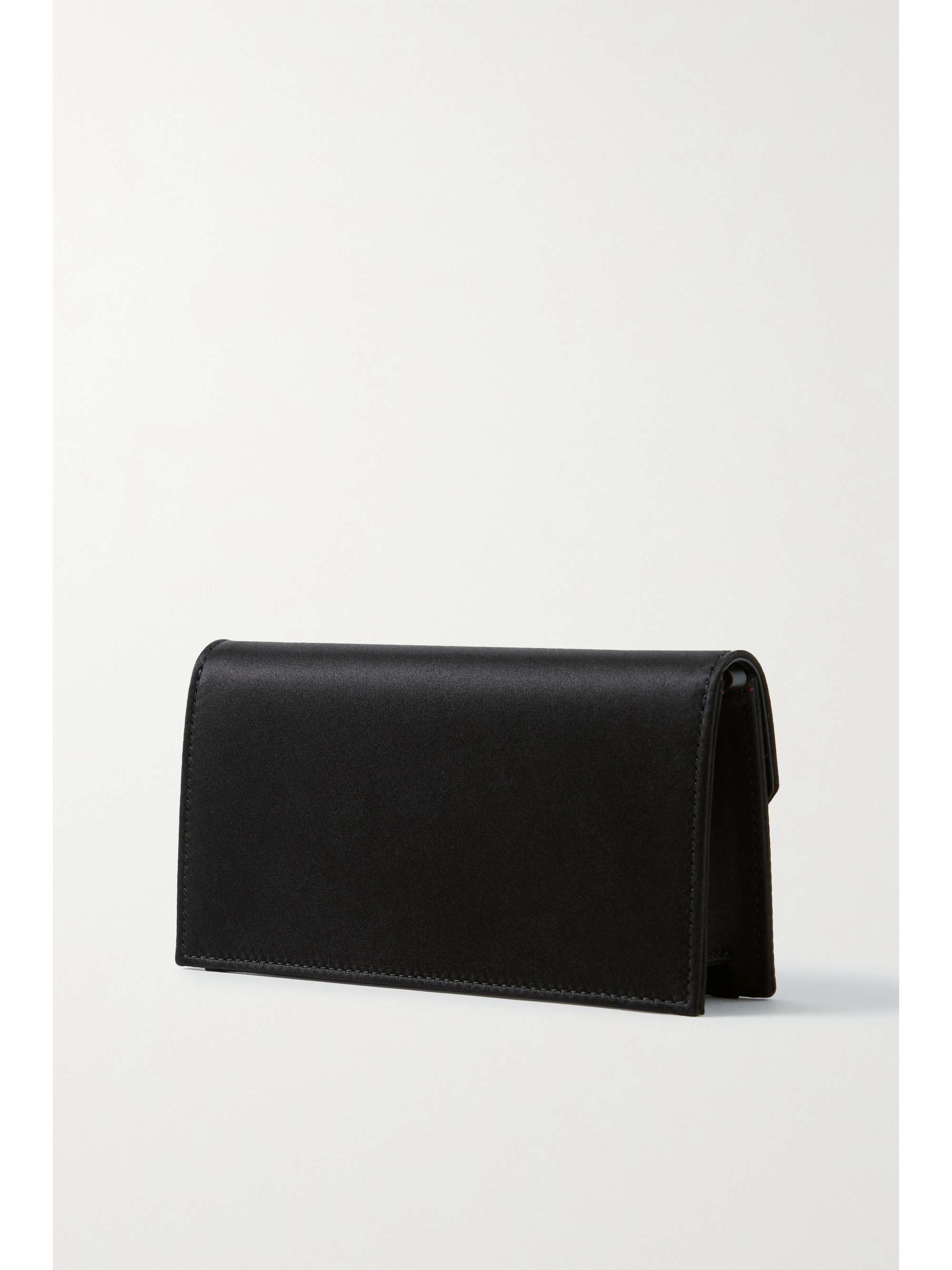 CHRISTIAN LOUBOUTIN Loubi54 crystal-embellished satin clutch