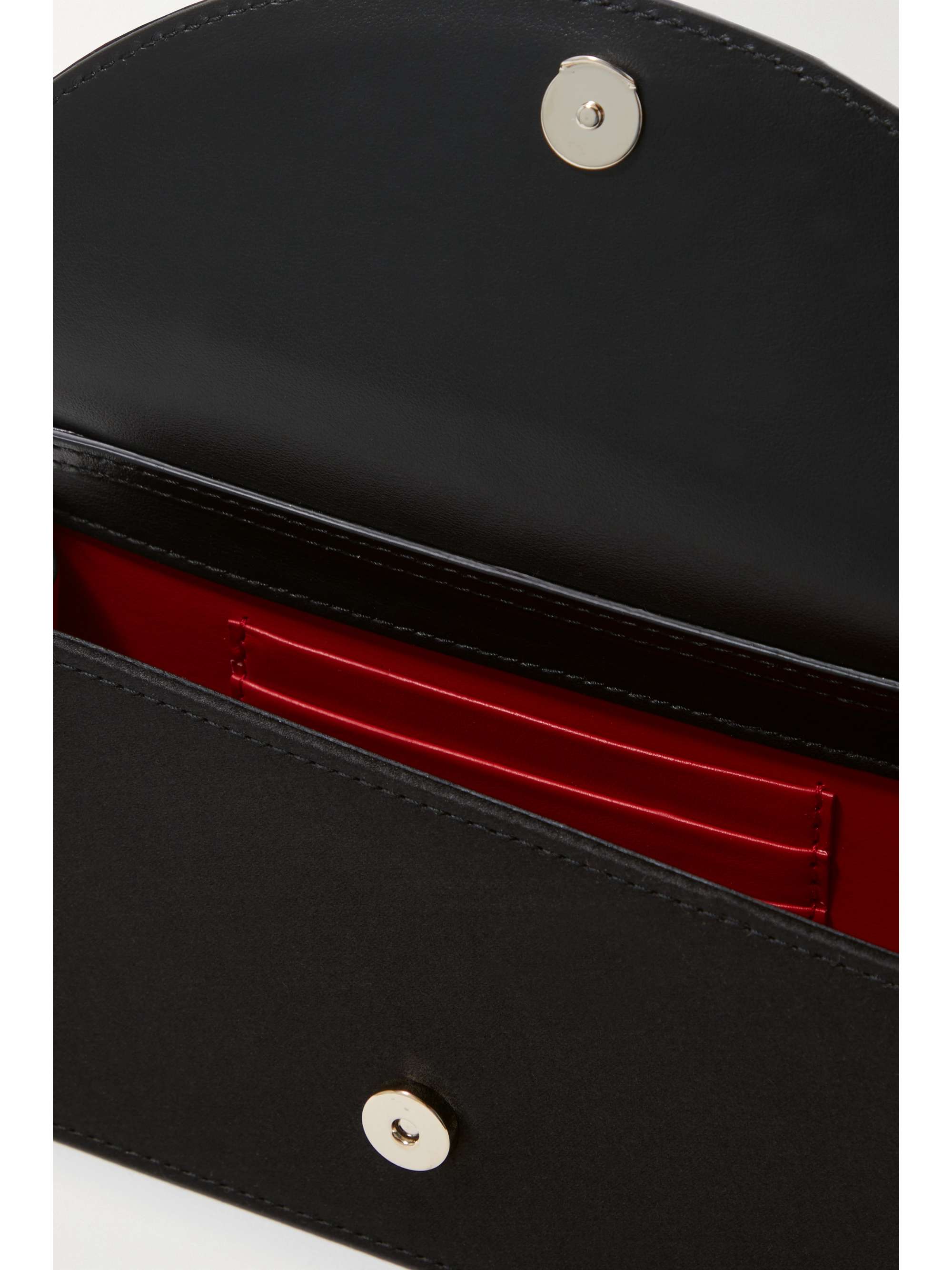 CHRISTIAN LOUBOUTIN Loubi54 crystal-embellished satin clutch