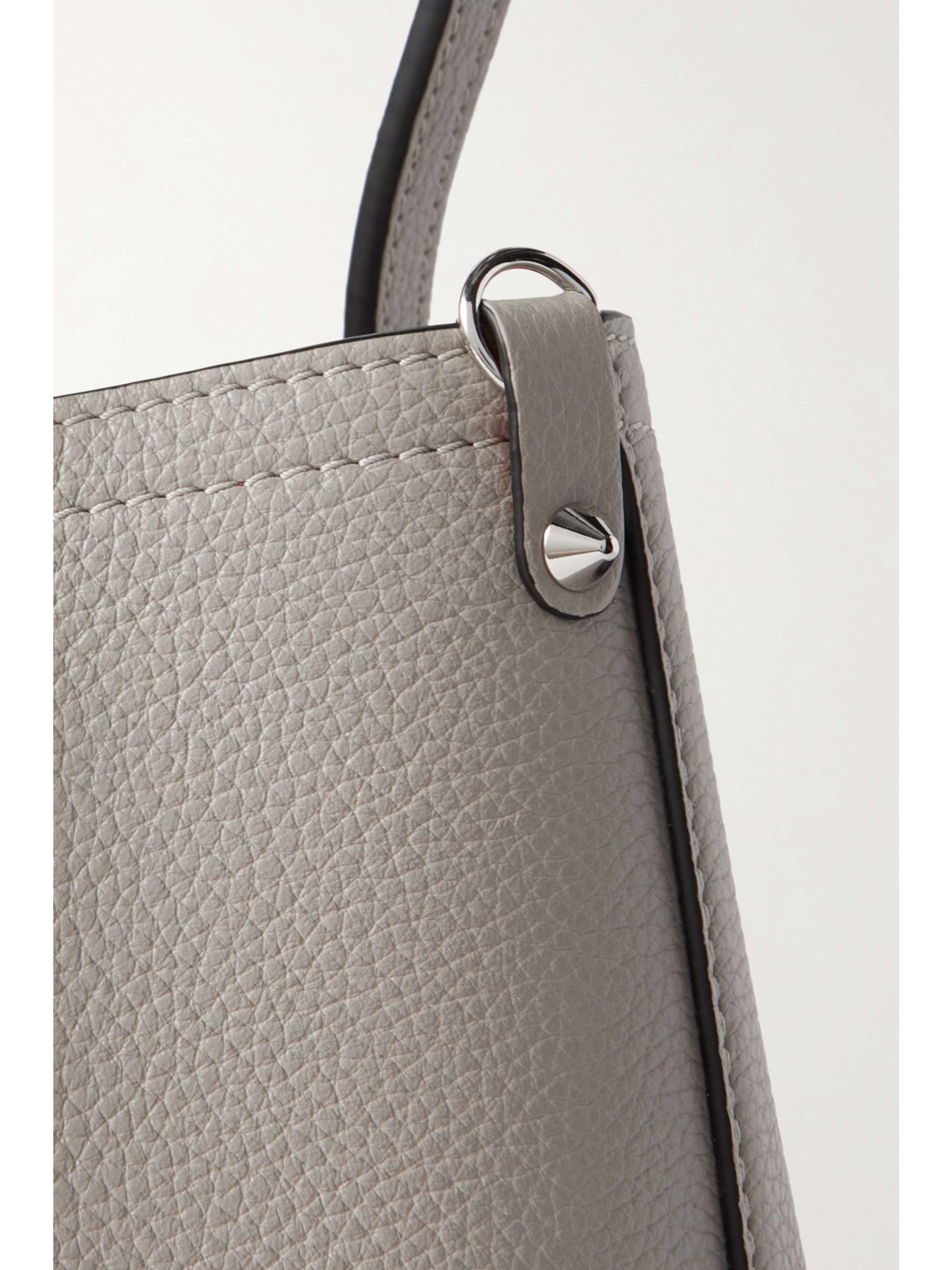 CHRISTIAN LOUBOUTIN Cabarock mini spiked textured-leather tote