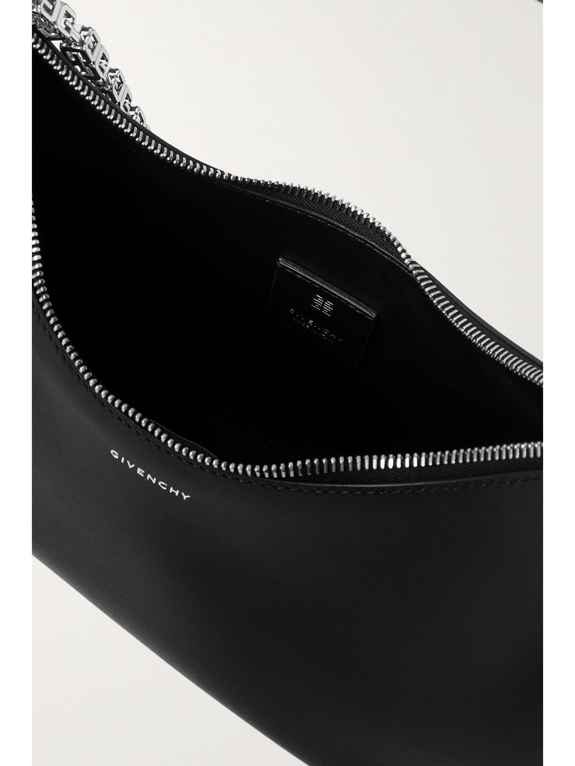 GIVENCHY Moon Cut small chain-embellished leather shoulder bag
