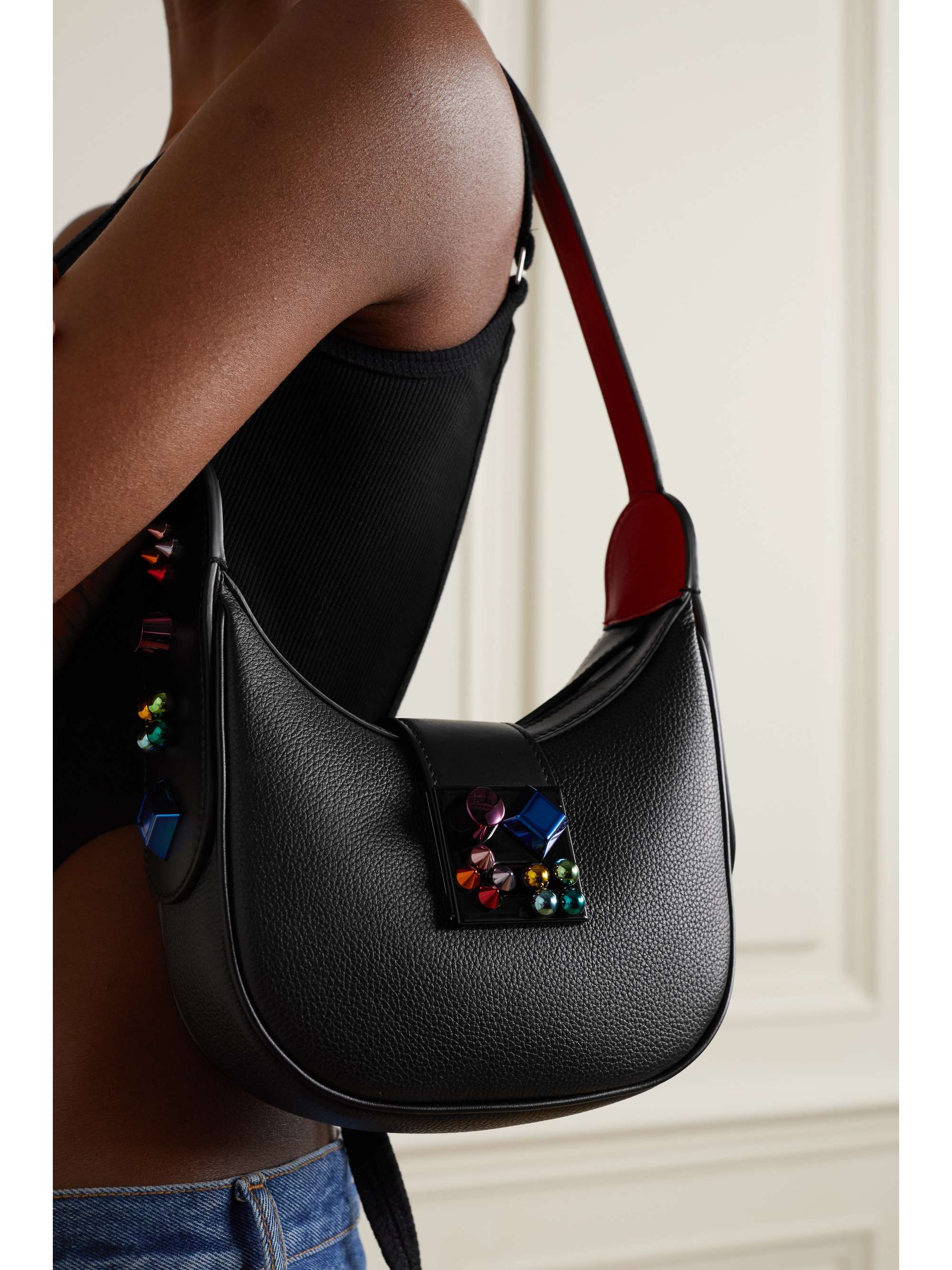 mini louboutin backpack