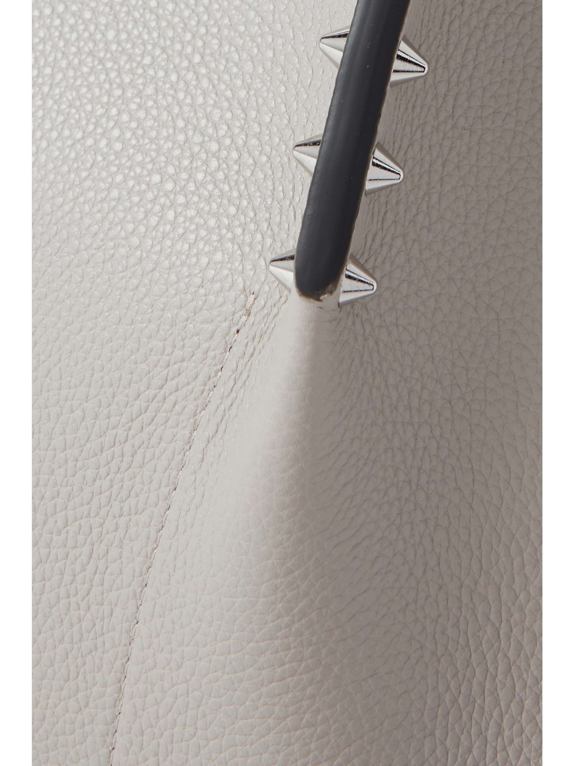 CHRISTIAN LOUBOUTIN Cabarock small spiked textured-leather tote