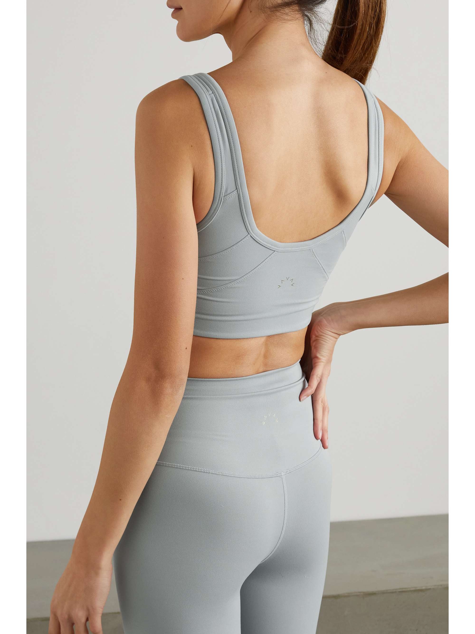 VARLEY + NET SUSTAIN Always Kellam wrap-effect recycled stretch sports bra