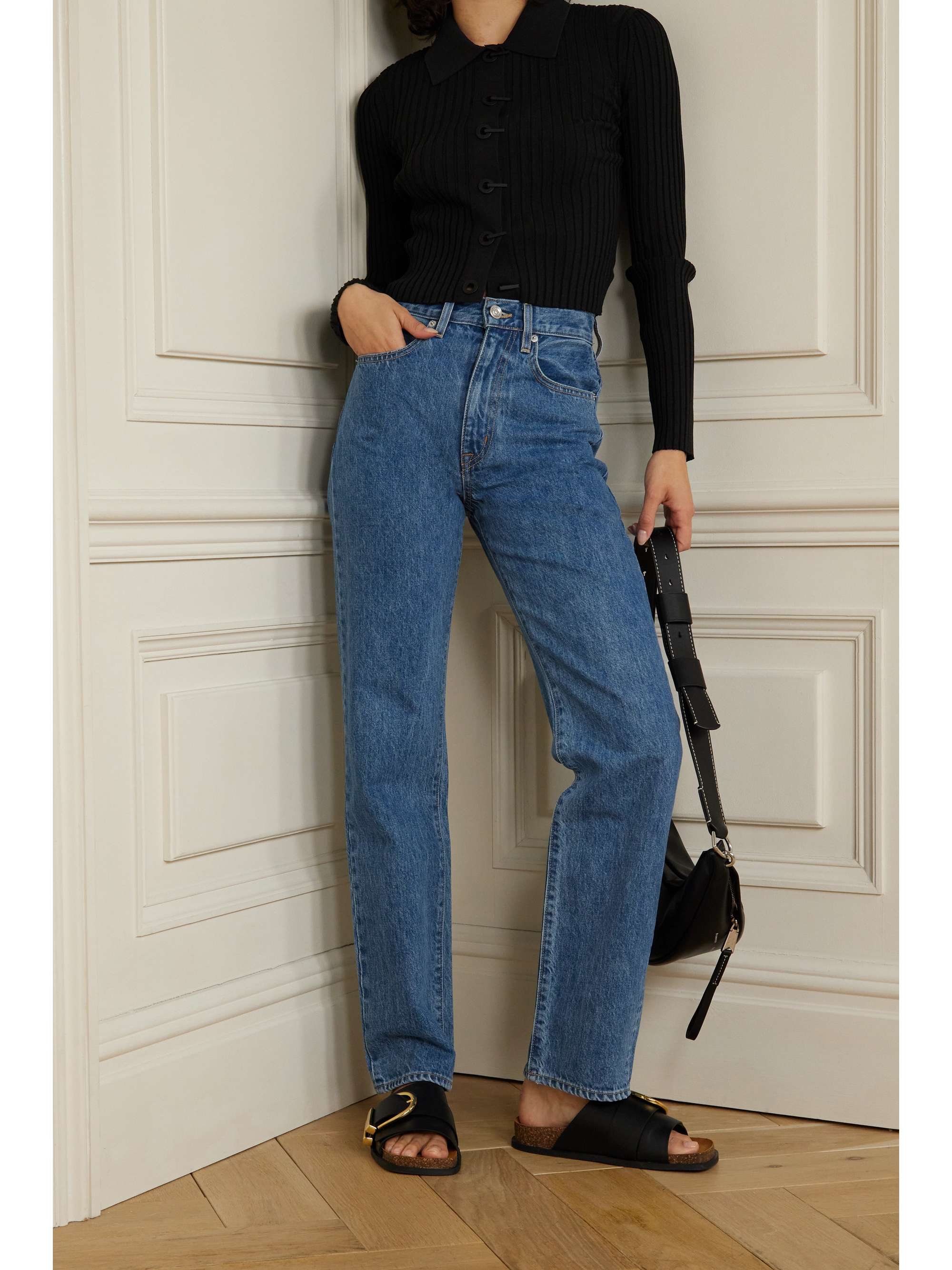 straight-leg jeans | SLVRLAKE 