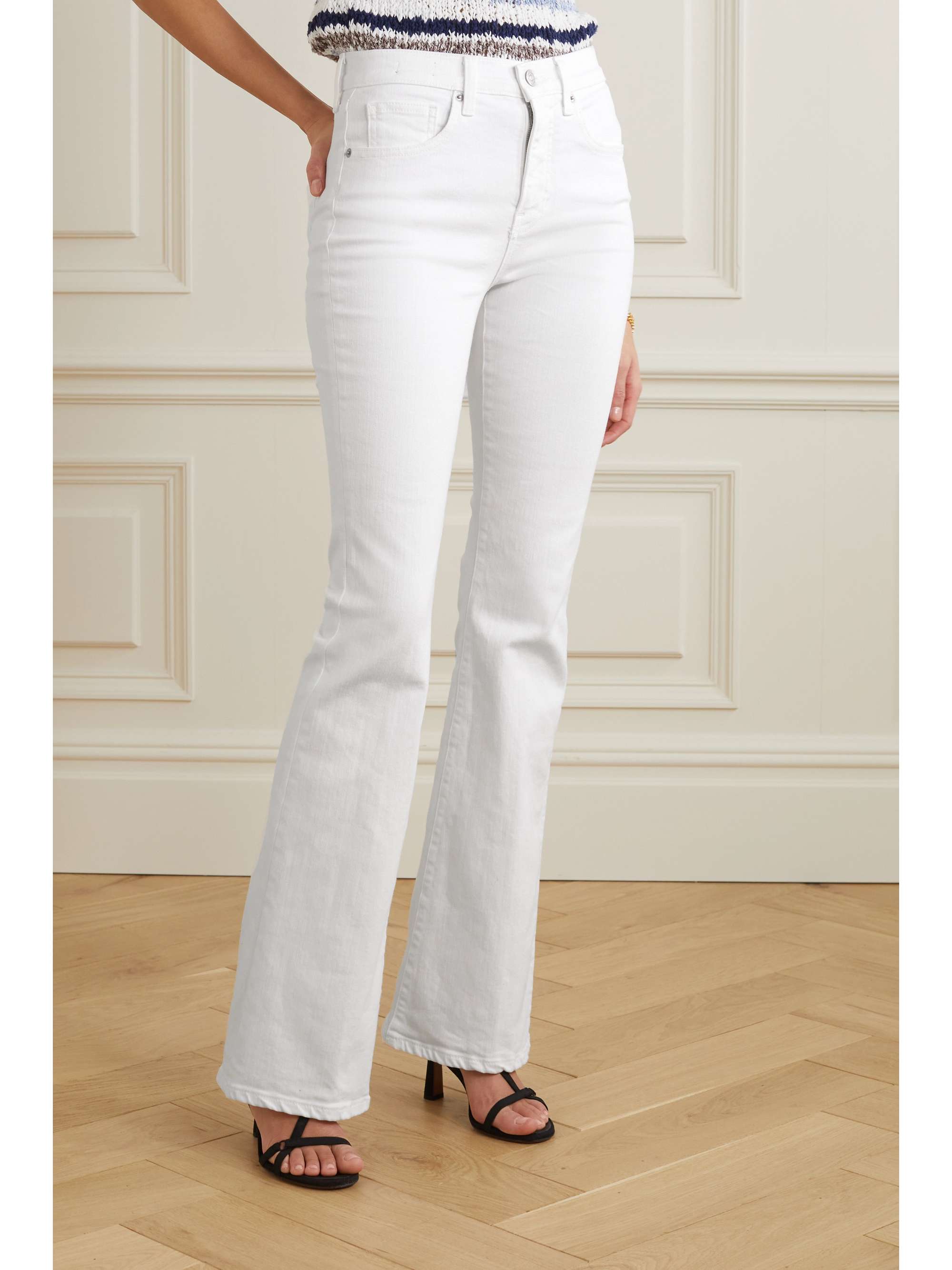 VERONICA BEARD Beverly high-rise flared jeans