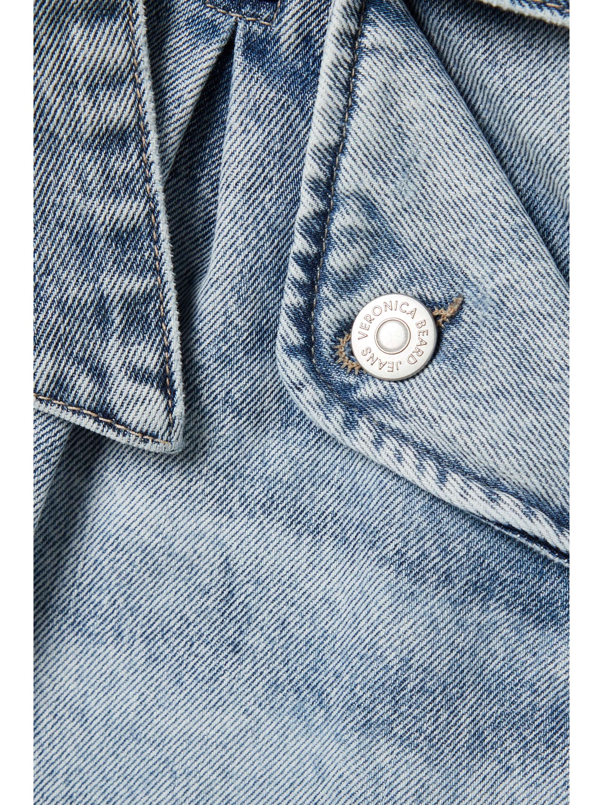 VERONICA BEARD Nori belted denim shorts