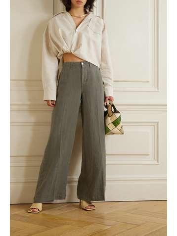 福袋特集 22 C Gry Trousers Wide Heather Todayful カジュアルパンツ
