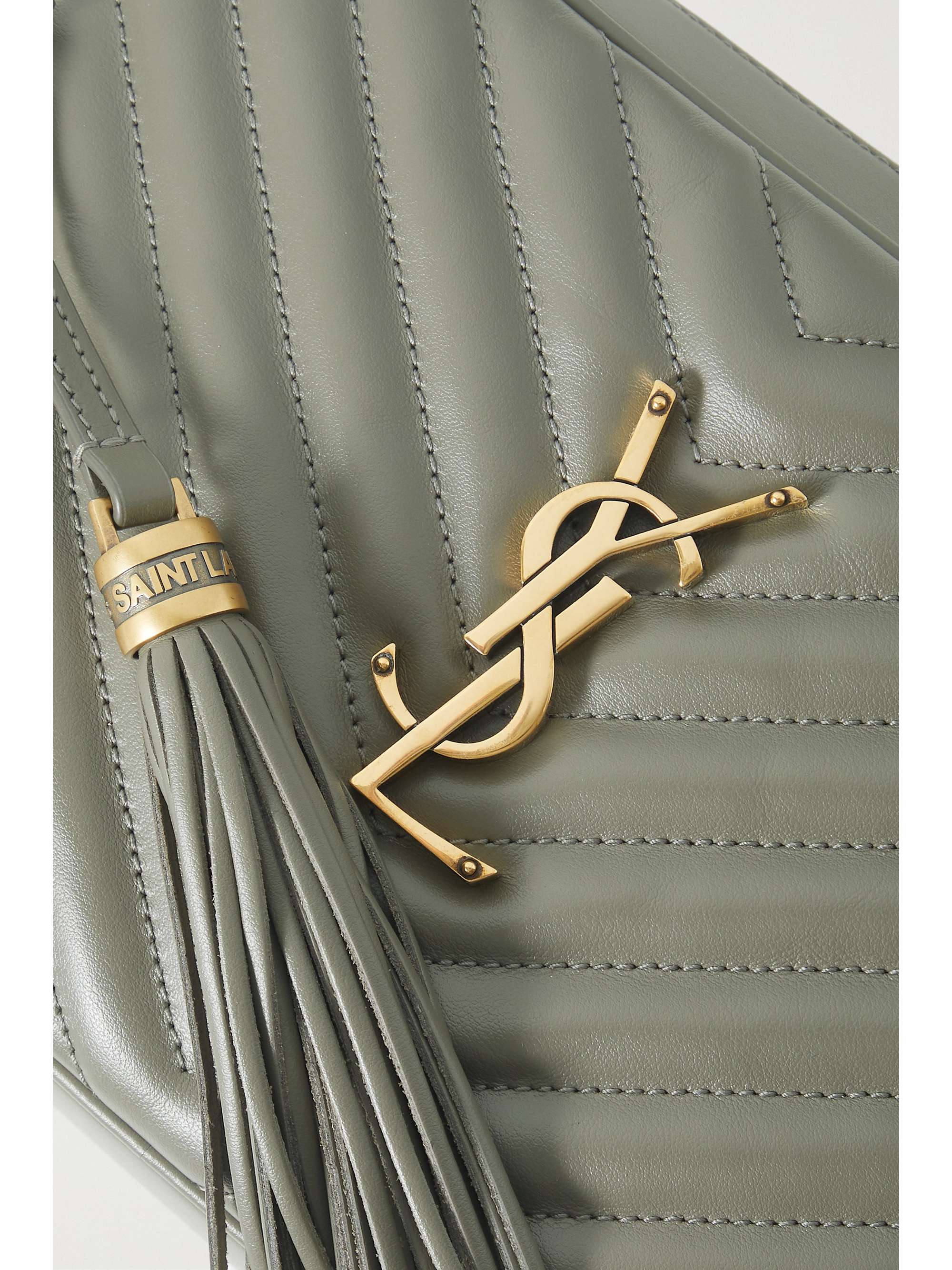 SAINT LAURENT Lou medium quilted leather shoulder bag NETAPORTER