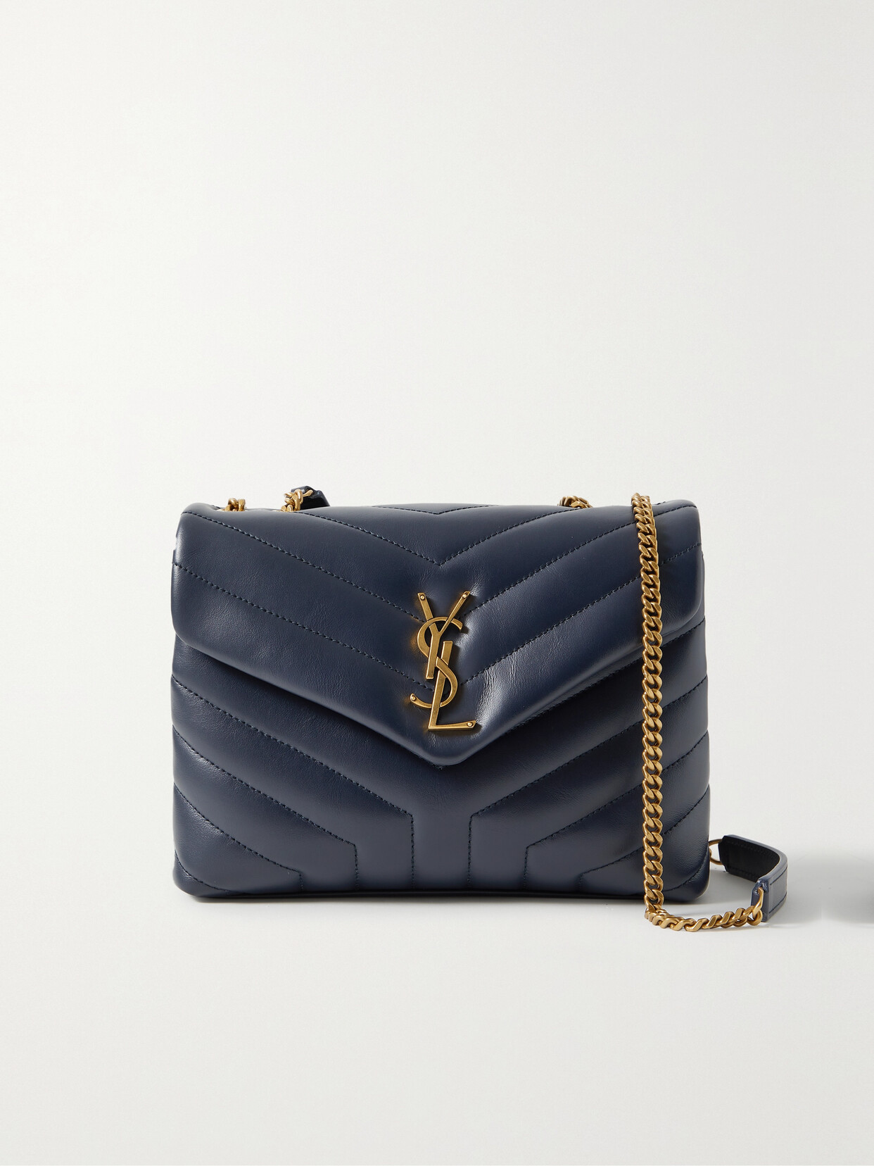 SAINT LAURENT Loulou Small Quilted Leather Shoulder Bag