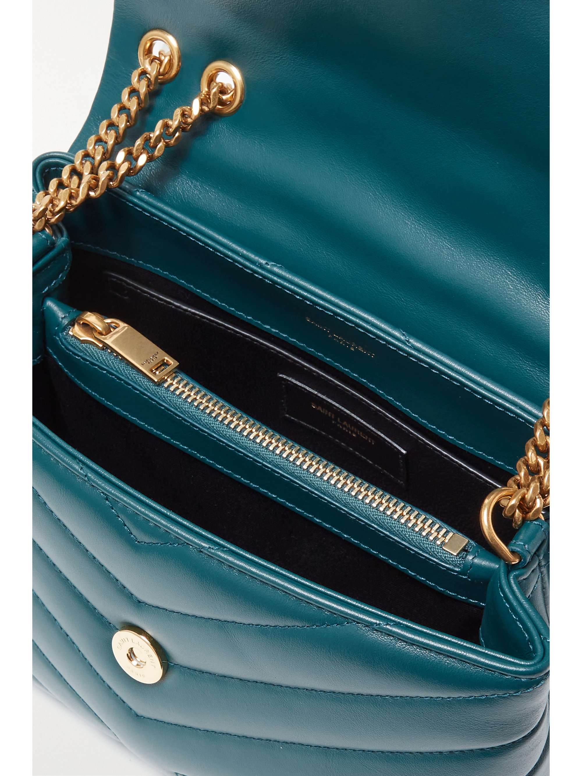 SAINT LAURENT Loulou small quilted leather shoulder bag NETAPORTER