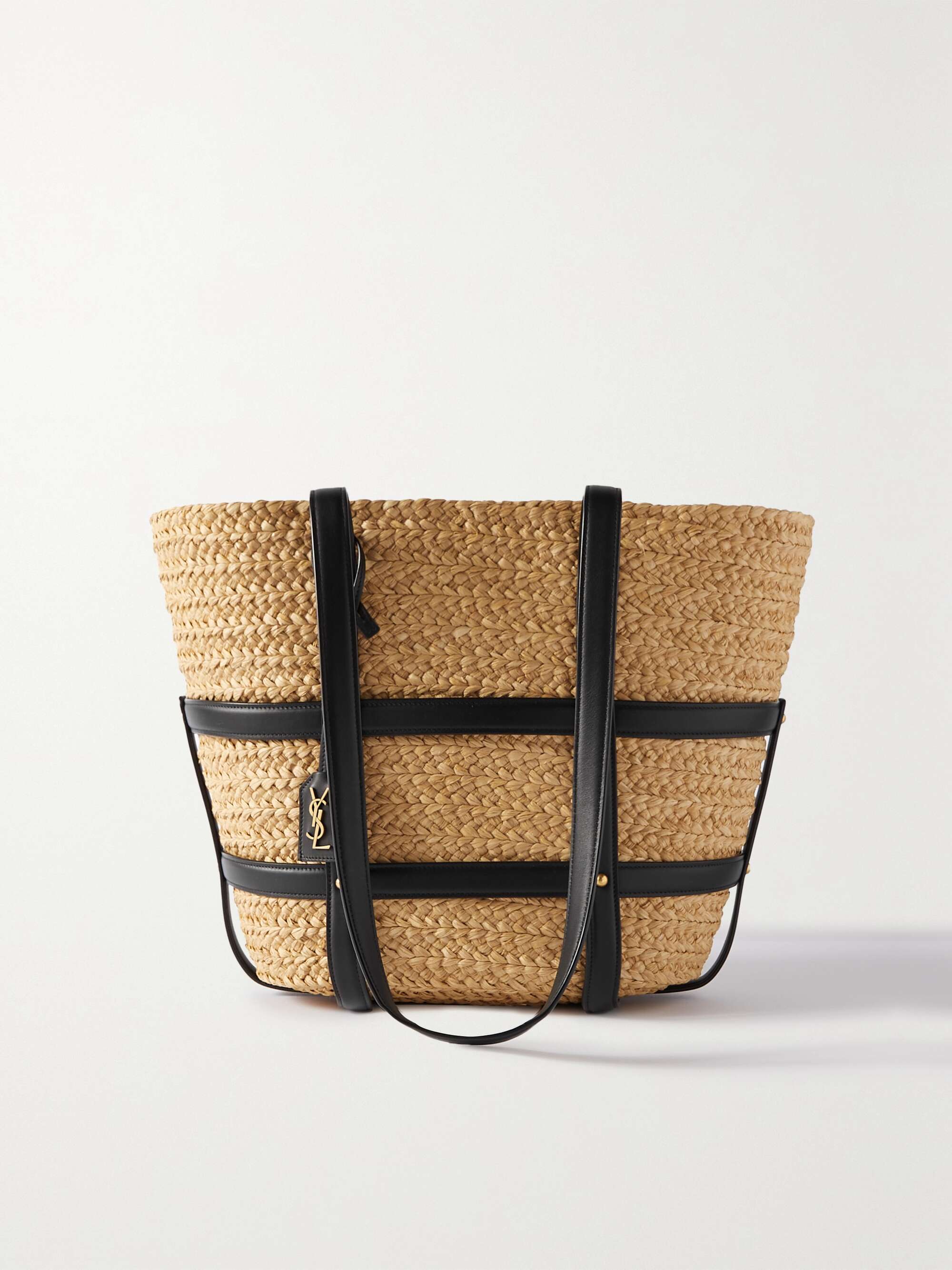ysl raffia tote