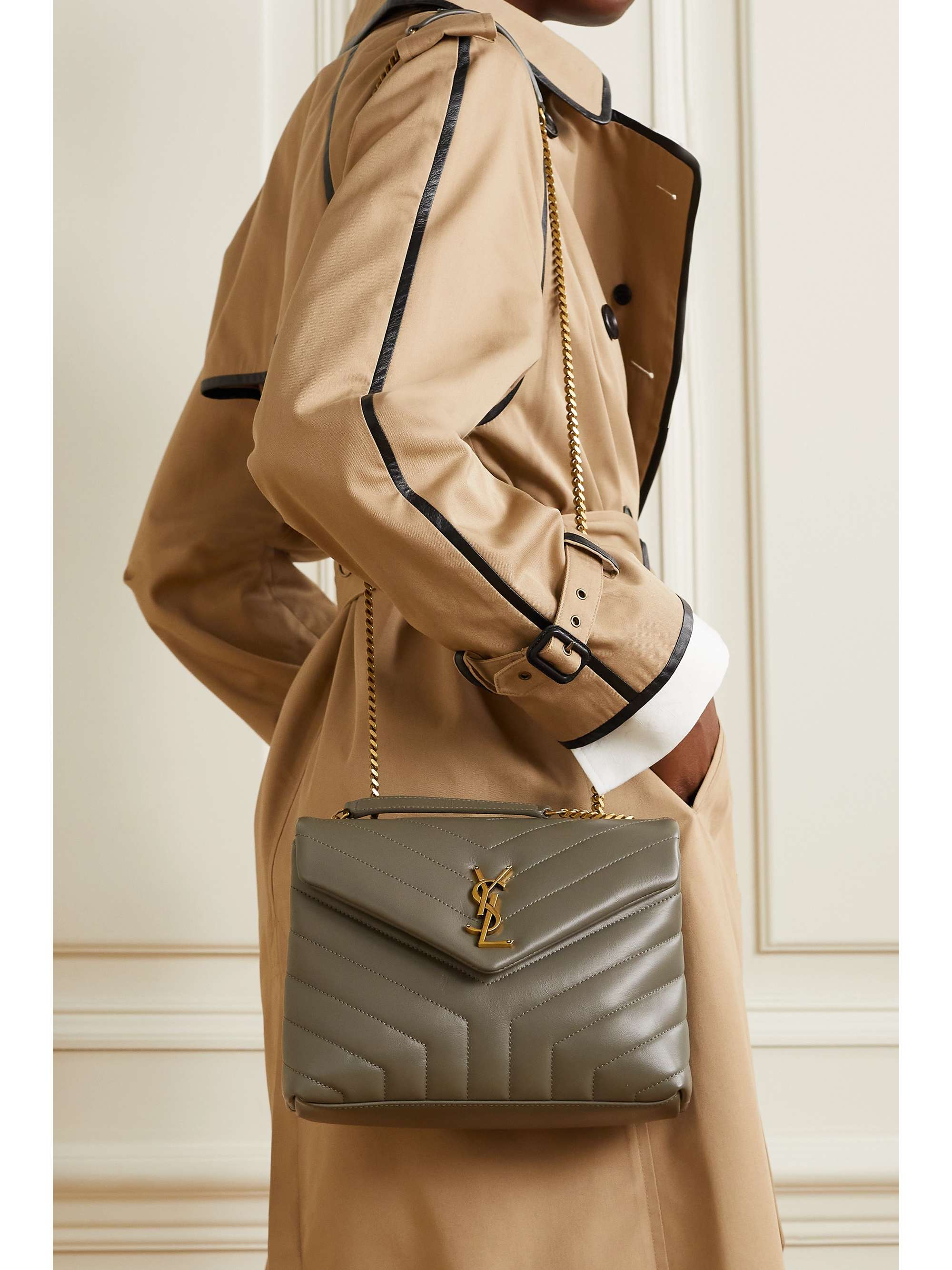 SAINT LAURENT Loulou small quilted leather shoulder bag | NET-A-PORTER