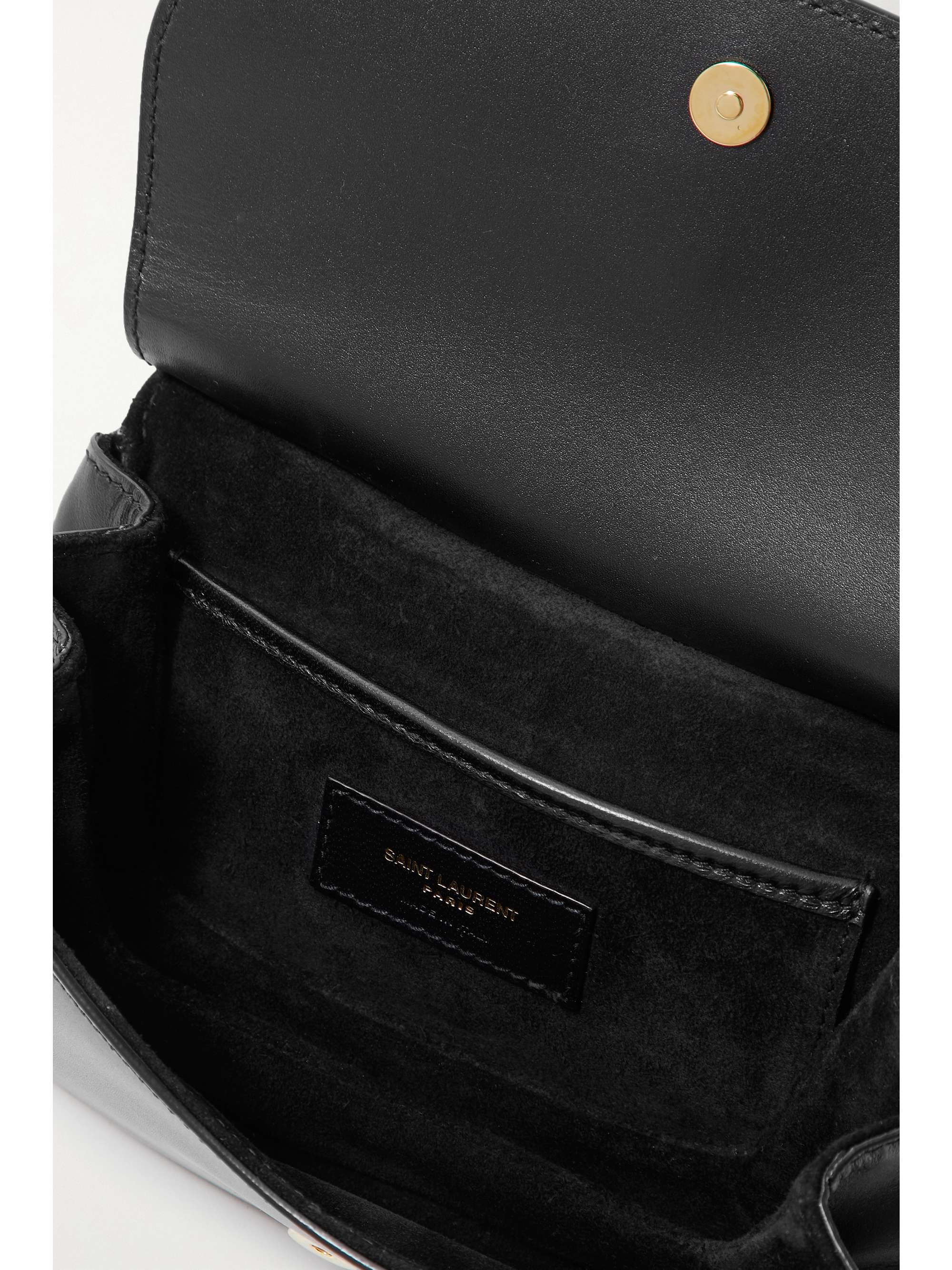 SAINT LAURENT Charlie small leather shoulder bag