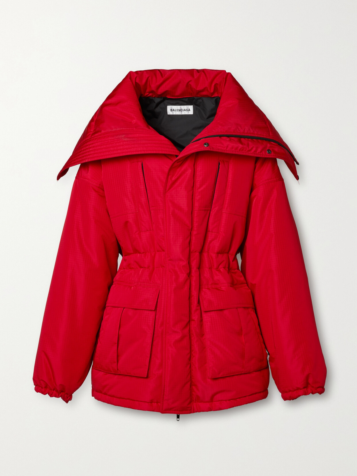 Balenciaga Cb Oversized Padded Ripstop Jacket