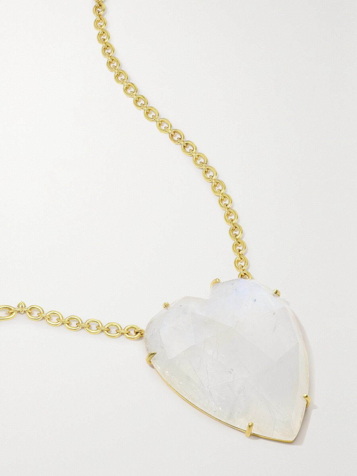 Irene Neuwirth - Love 18-karat Gold Moonstone Necklace - one size 22 Awaiting product image