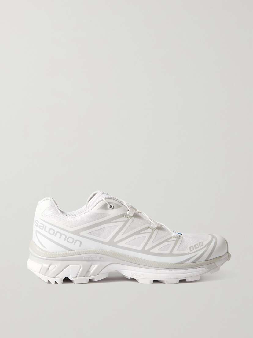 Salomon Xt-6 Rubber-trimmed Mesh Sneakers - UK 10