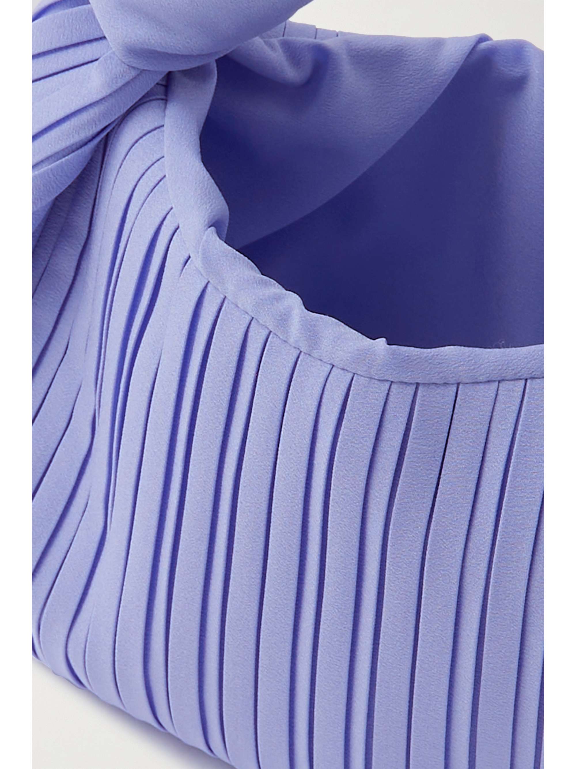 NEOUS Neptune mini knotted pleated crepe tote