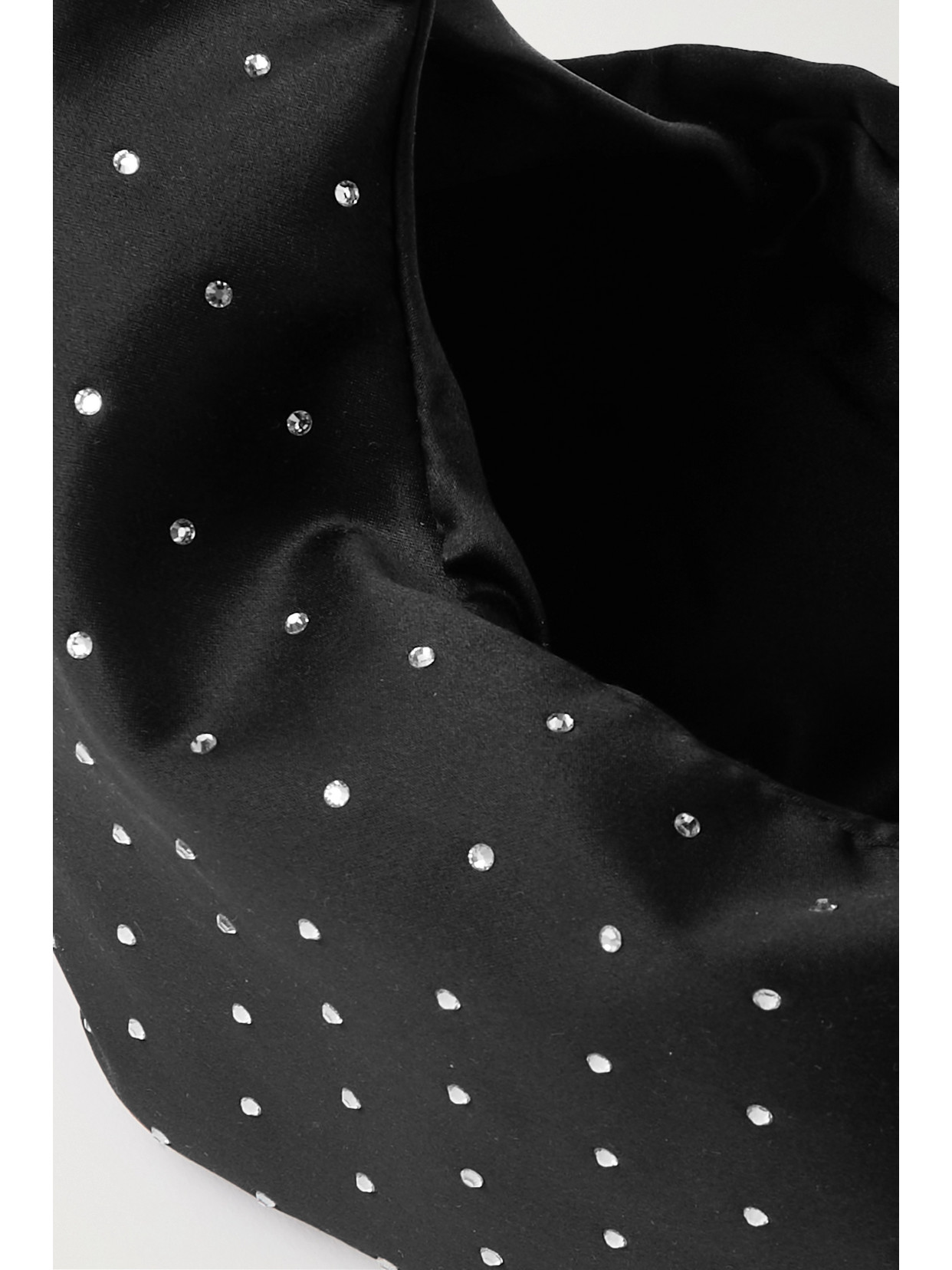 NEOUS NEPTUNE MINI CRYSTAL-EMBELLISHED SATIN TOTE