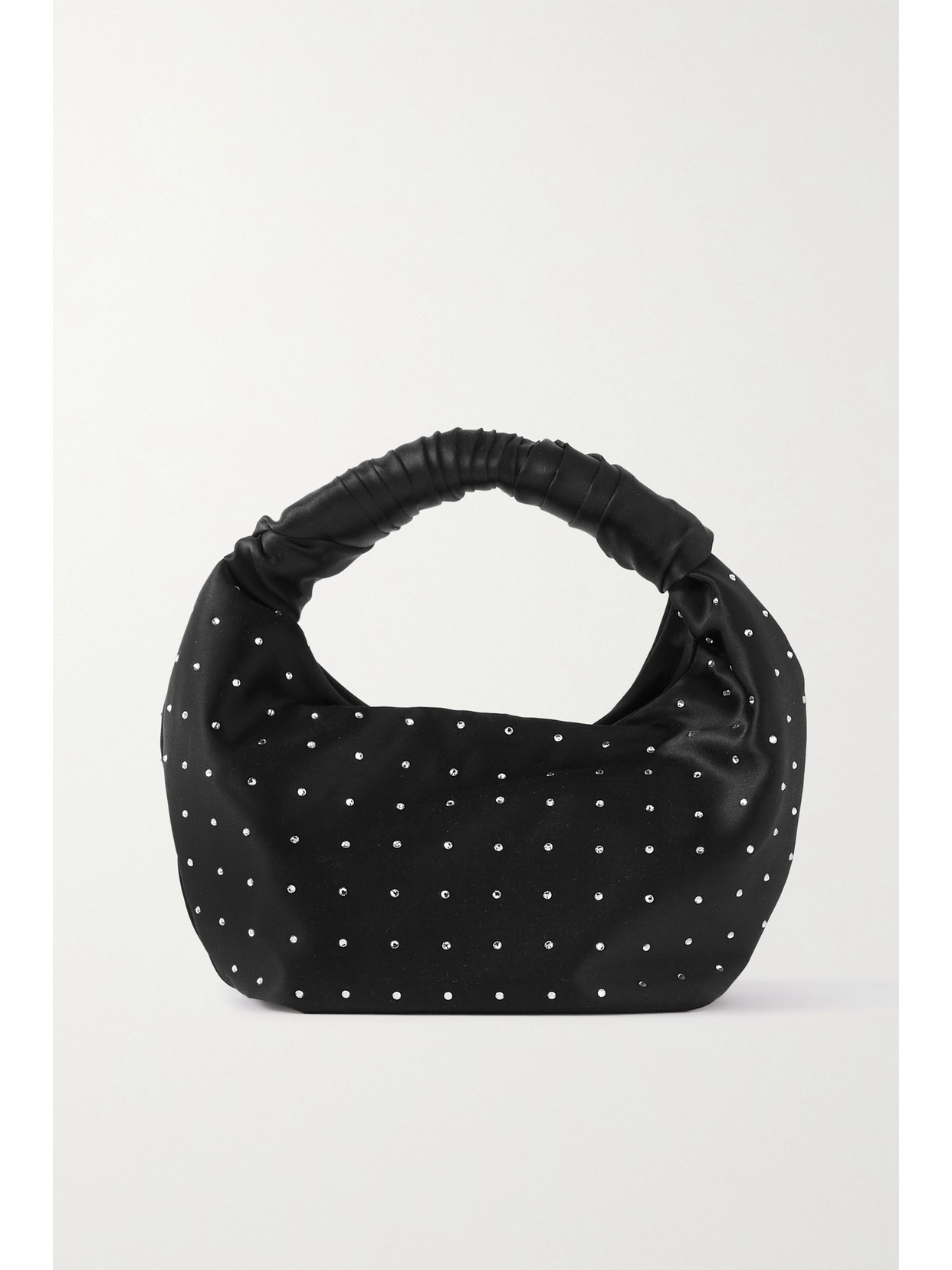 NEOUS NEPTUNE MINI CRYSTAL-EMBELLISHED SATIN TOTE