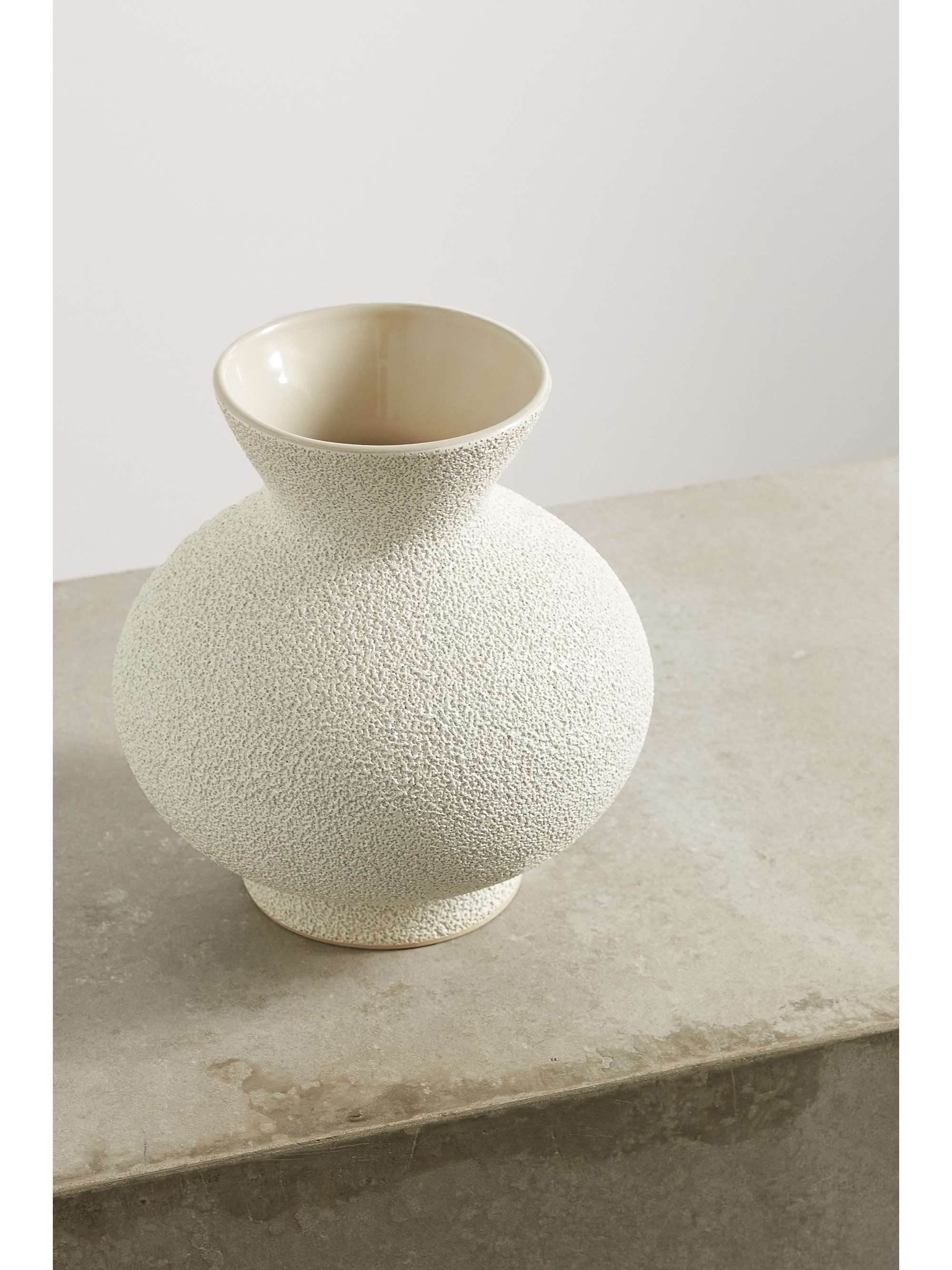 MARLOE MARLOE + NET SUSTAIN Sloane glazed ceramic vase