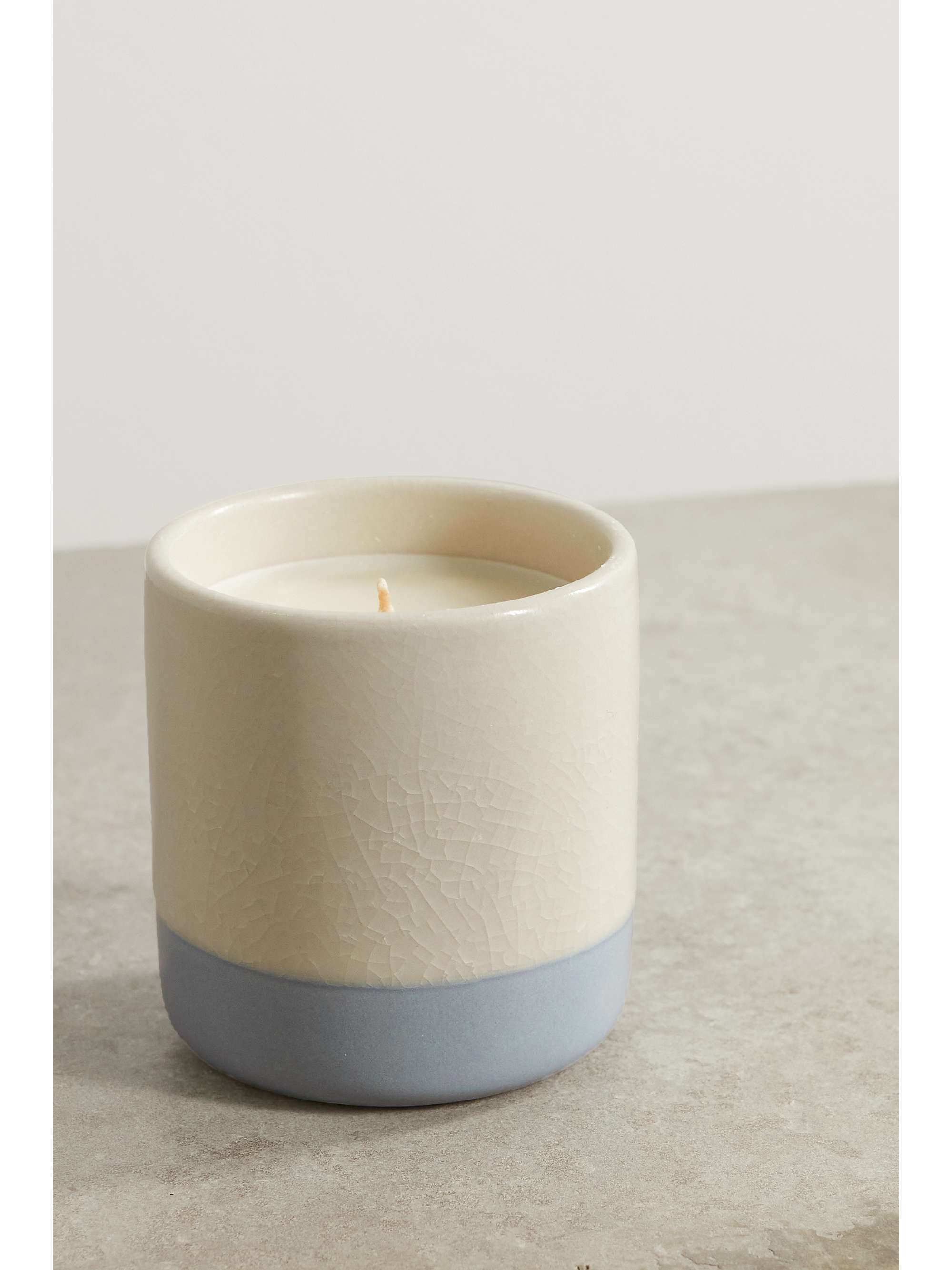 Beige Glazed ceramic tumbler with refill candle | MARLOE MARLOE | NET-A-PORTER