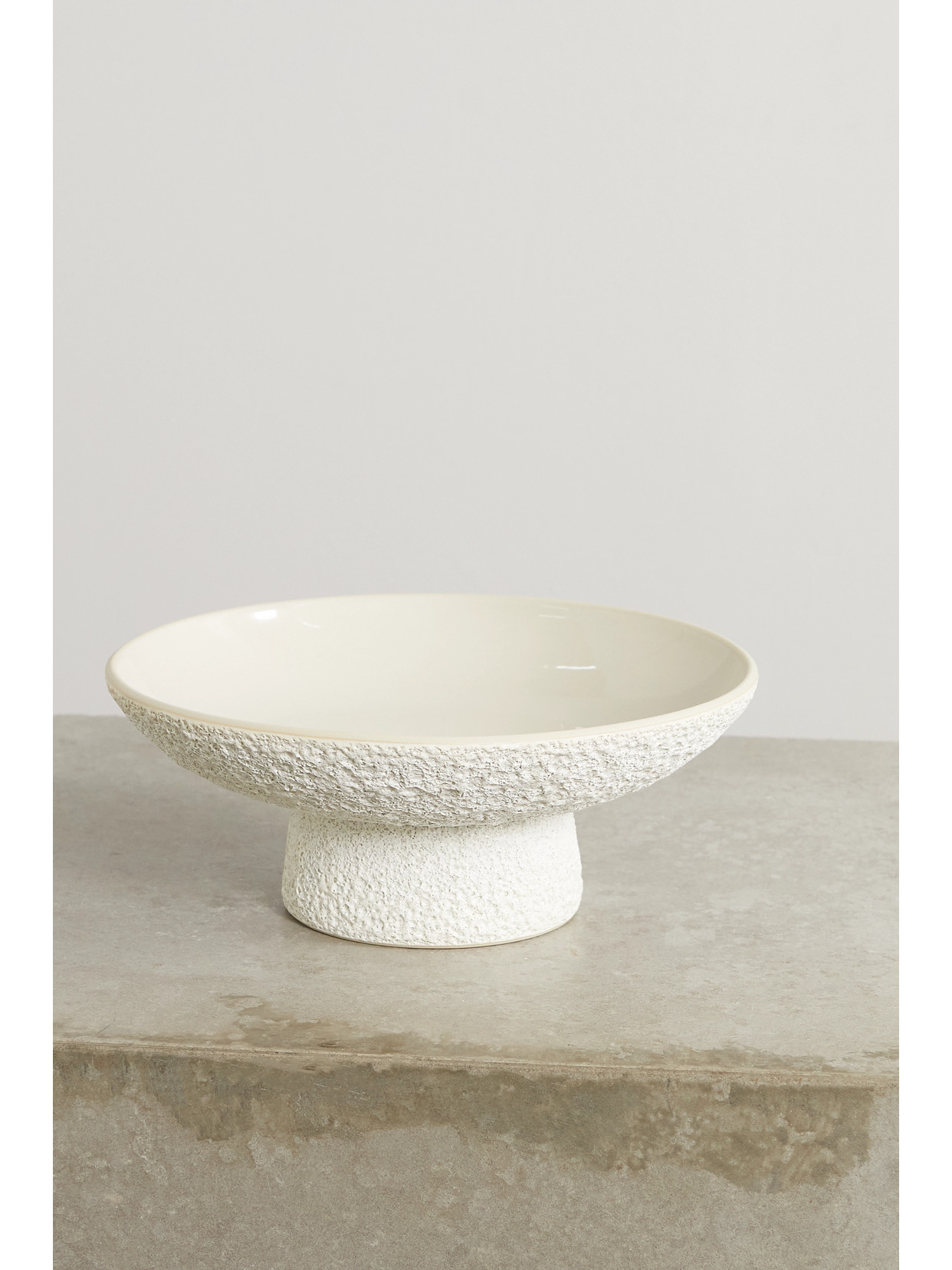 Marloe Marloe - + Net Sustain Estelle Glazed Ceramic Bowl - Off-white