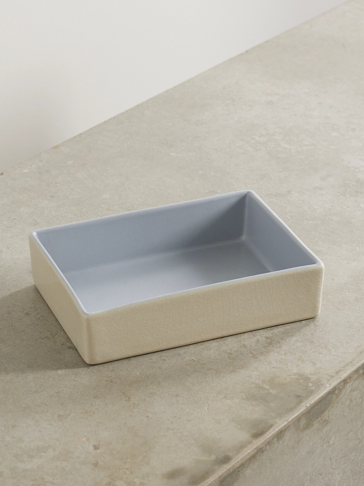 Marloe Marloe - + Net Sustain Glazed Ceramic Vanity Box - Neutrals