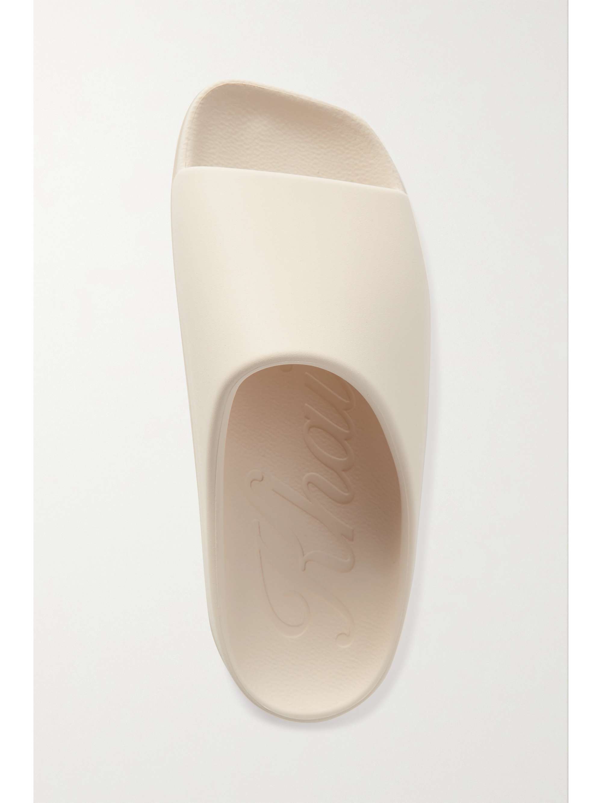 KHAITE Brighton rubber slides