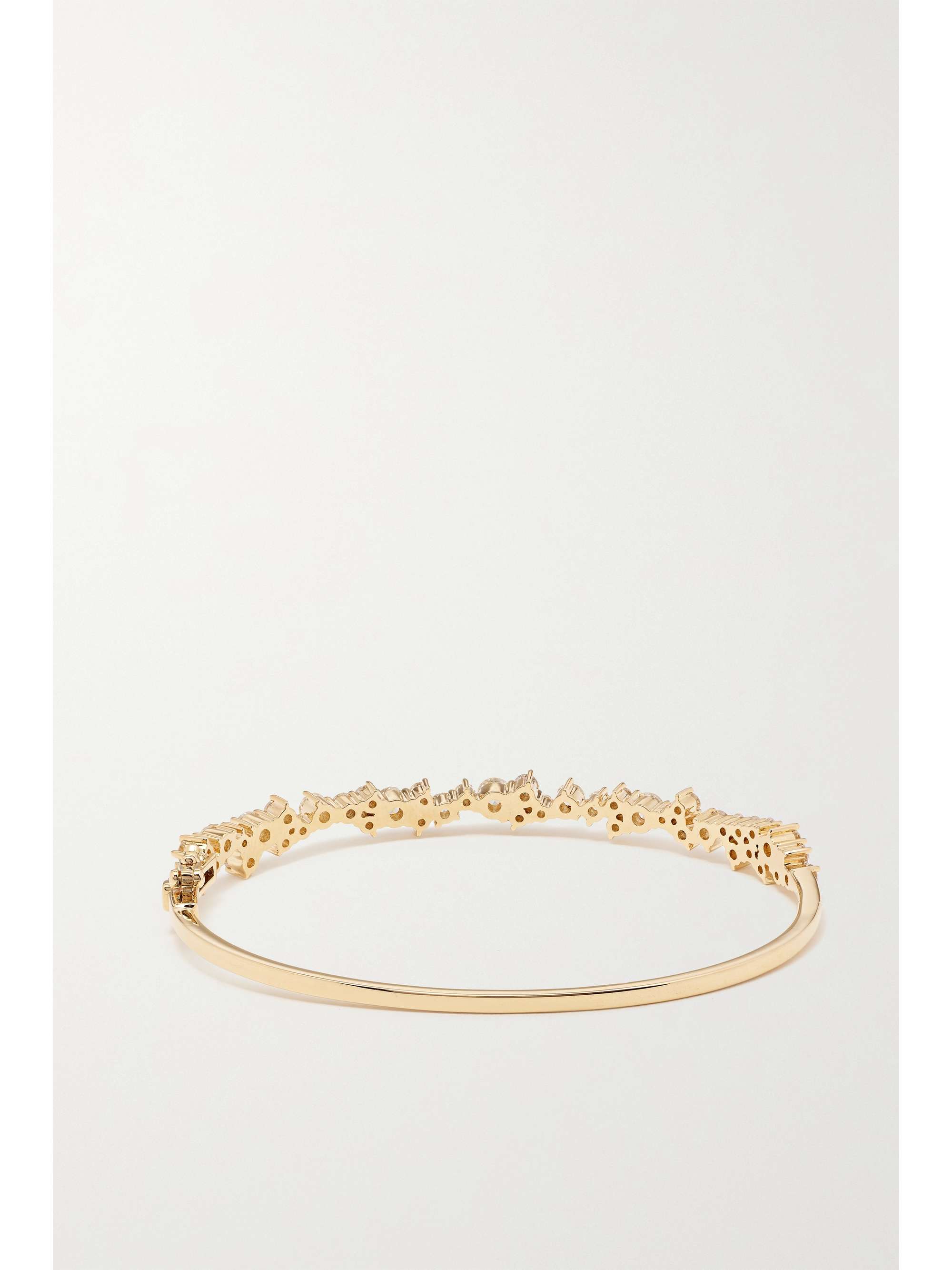 SYDNEY EVAN 14-karat gold diamond bangle