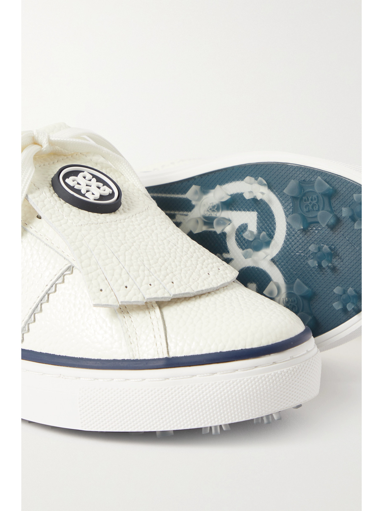 G/fore Kiltie Disruptor Fringed Smooth And Texturedleather Golf