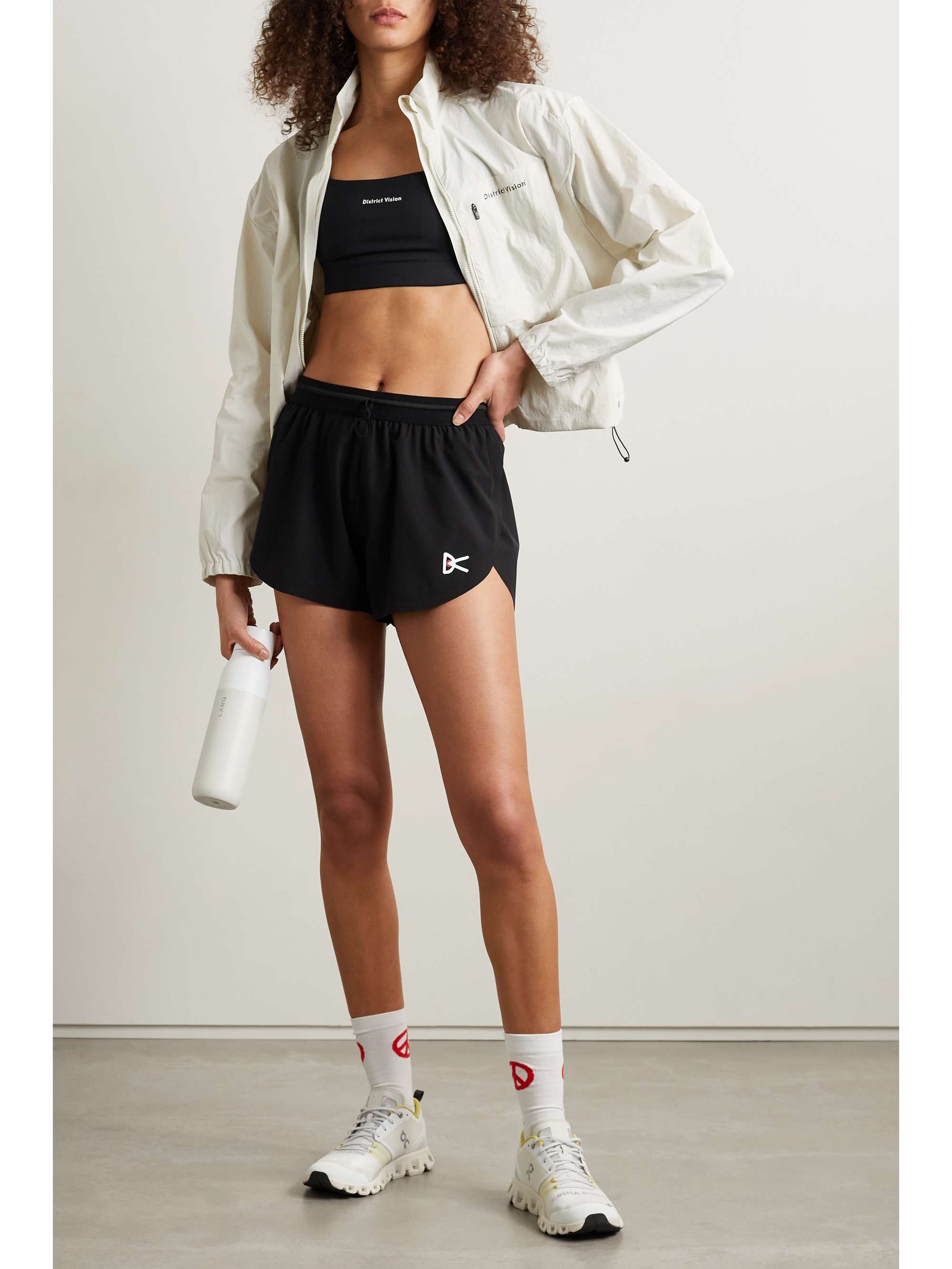 DISTRICT VISION Vedana printed stretch-shell shorts