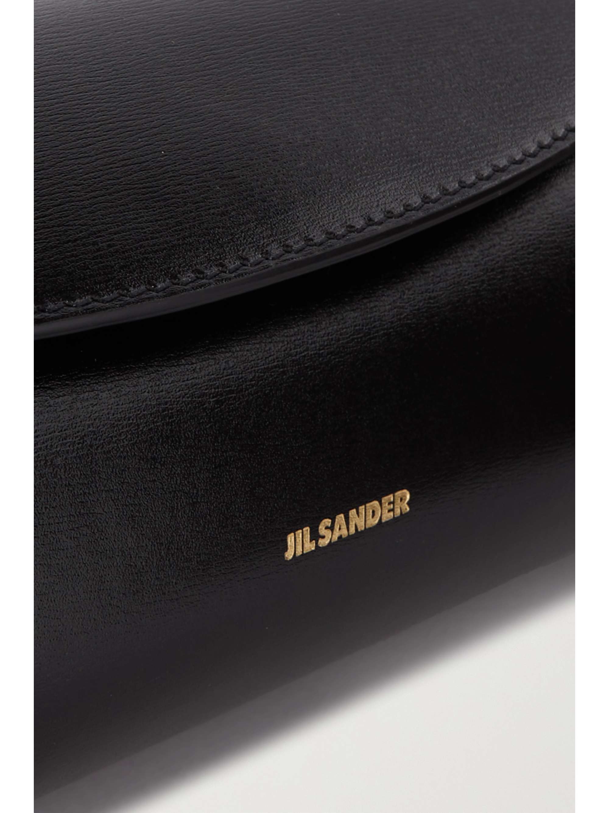 JIL SANDER Cannolo small leather shoulder bag