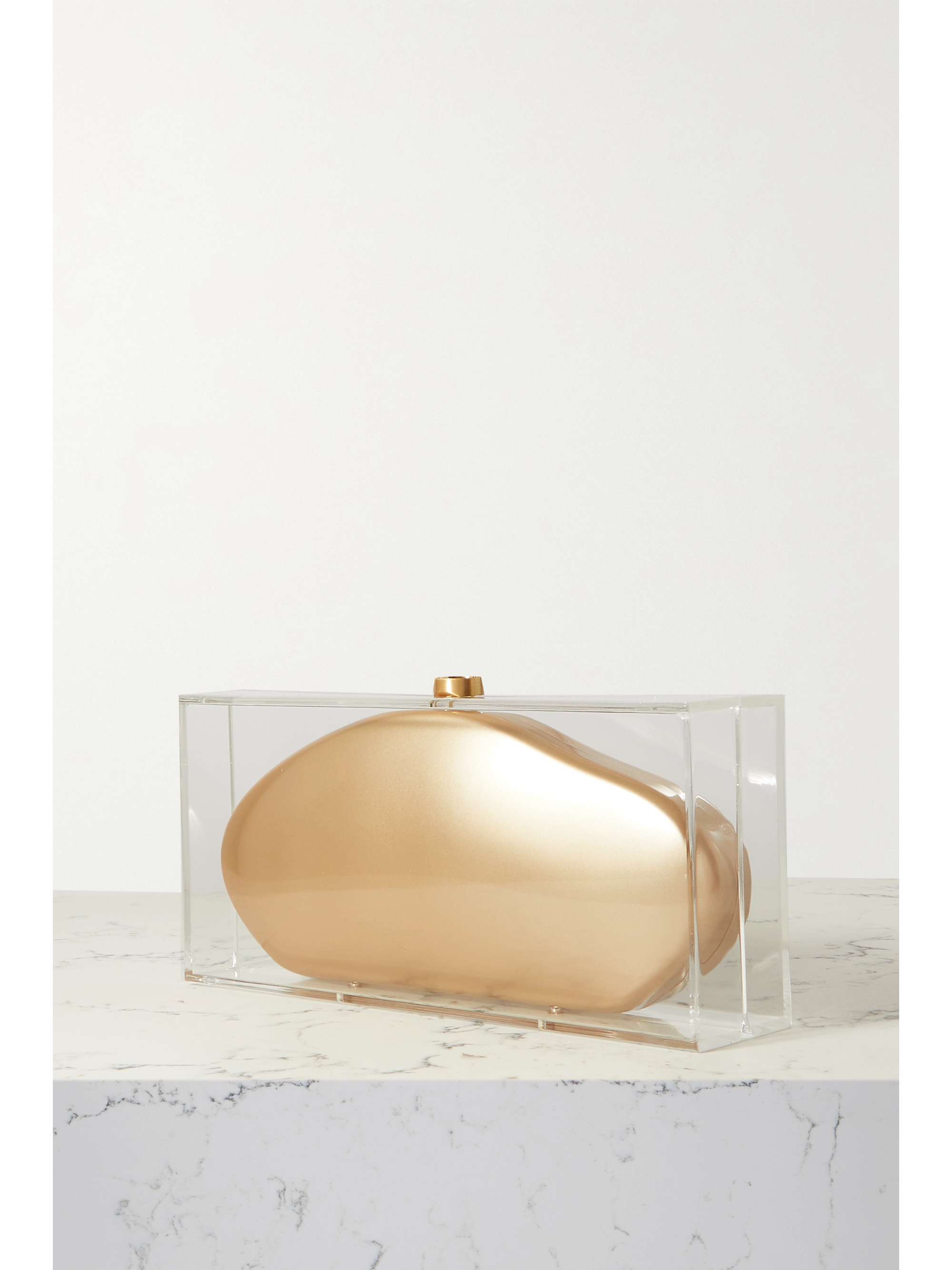 CULT GAIA Yaro two-tone acrylic clutch