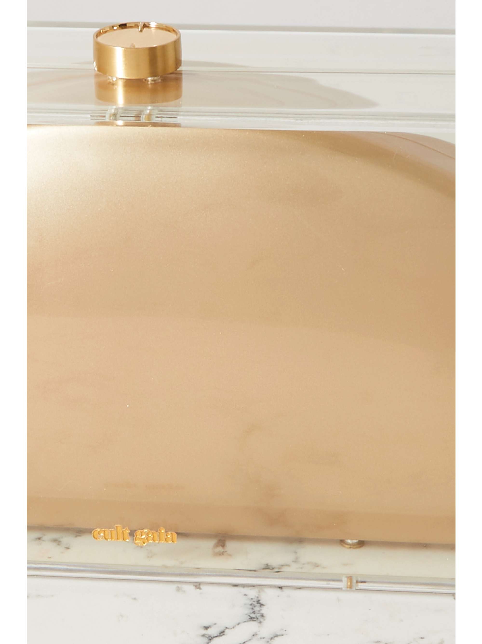CULT GAIA Yaro two-tone acrylic clutch