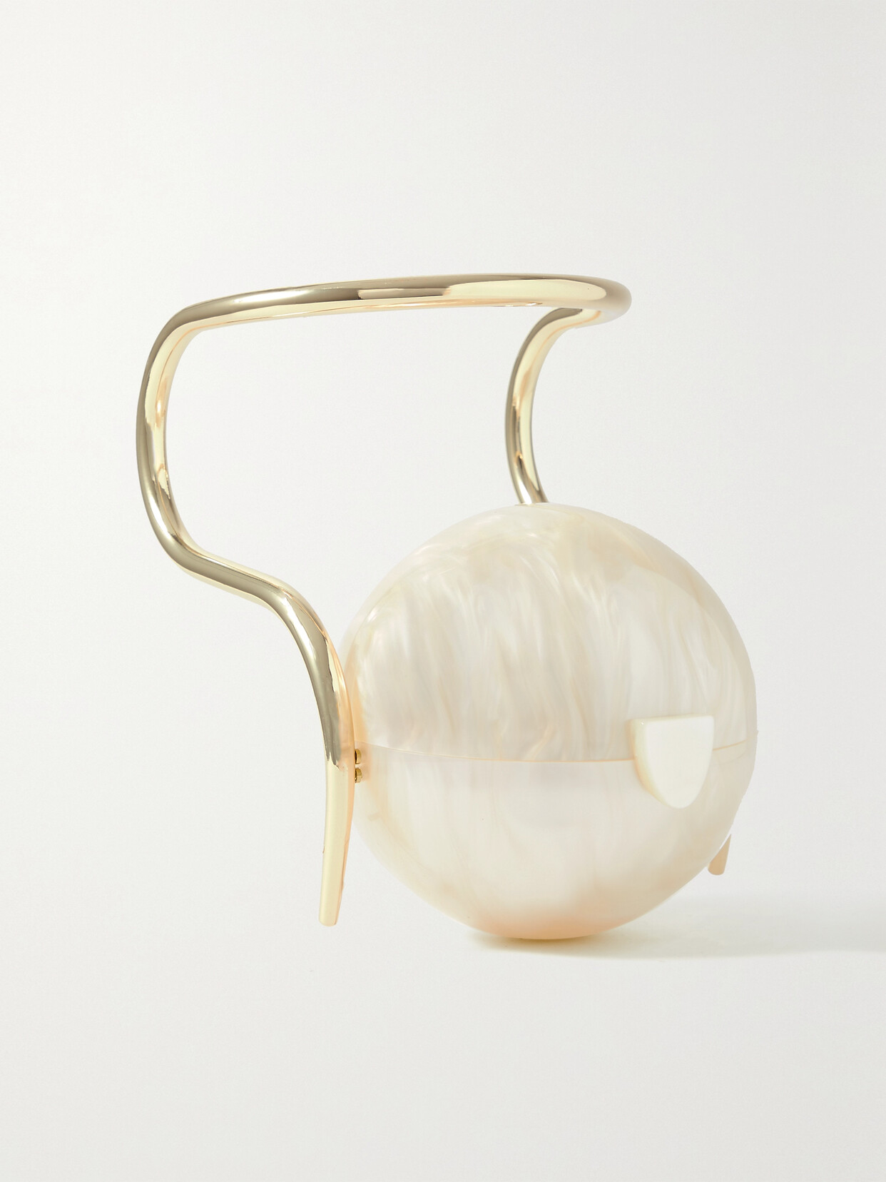 Cult Gaia - Pearl Acrylic And Gold-tone Tote - Ivory