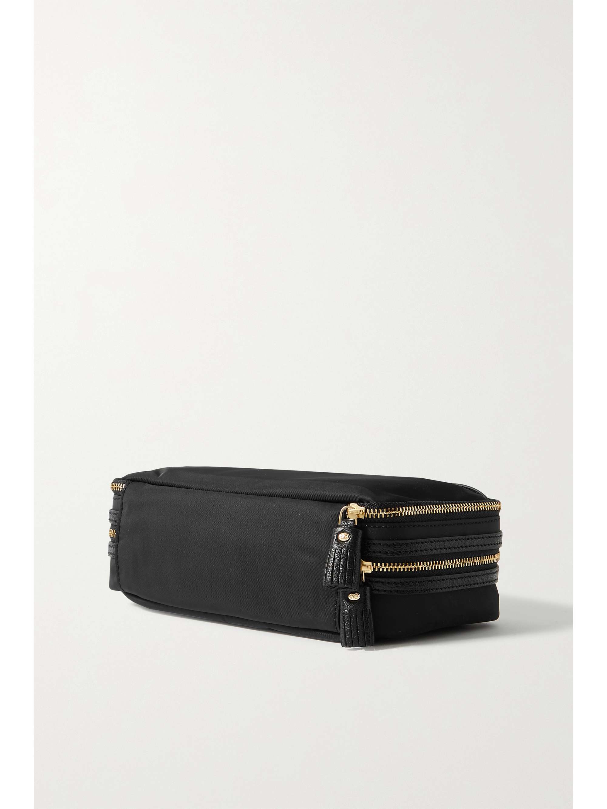 ANYA HINDMARCH + NET SUSTAIN Make Up leather-trimmed ECONYL cosmetics case