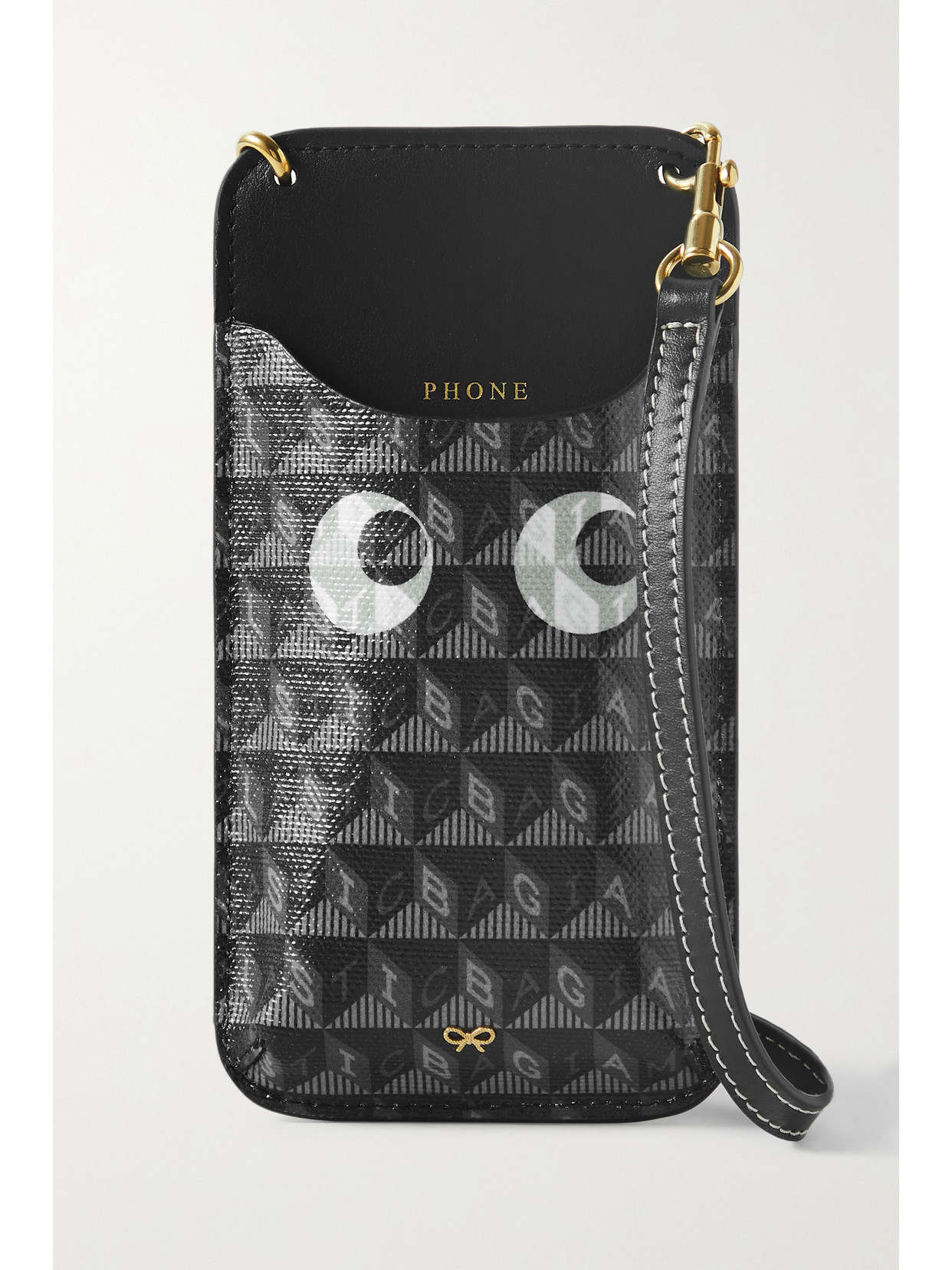 Anya Hindmarch + Net Sustain Eyes I Am A Plastic Bag Leathertrimmed