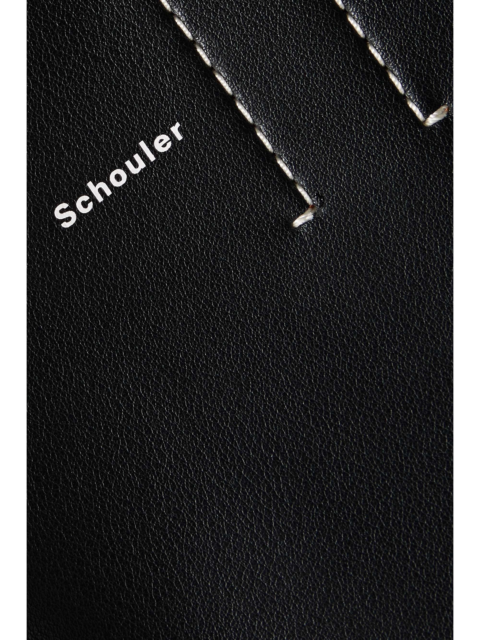PROENZA SCHOULER WHITE LABEL Mercer extra large color-block leather tote