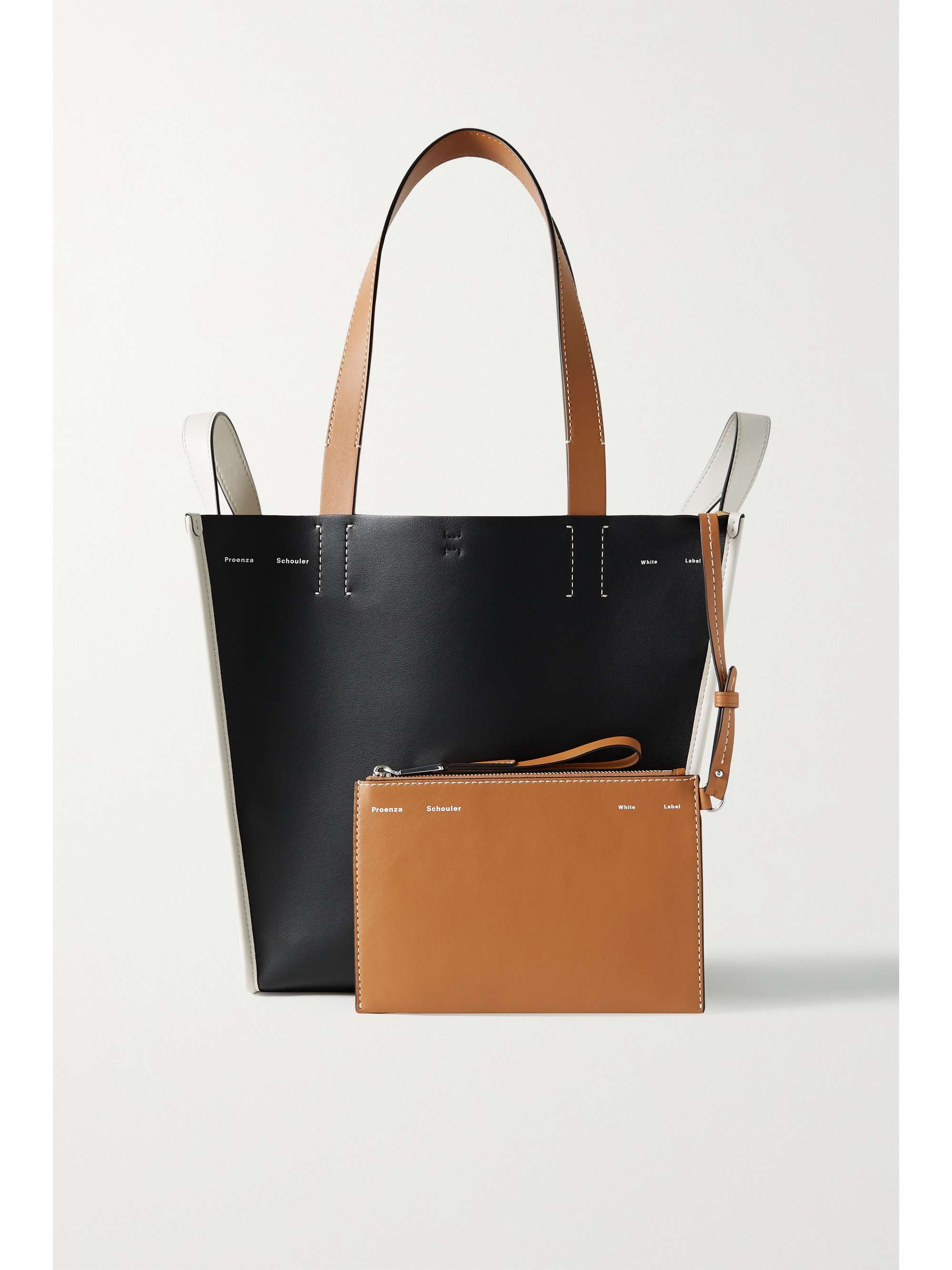 PROENZA SCHOULER WHITE LABEL Mercer extra large color-block leather tote