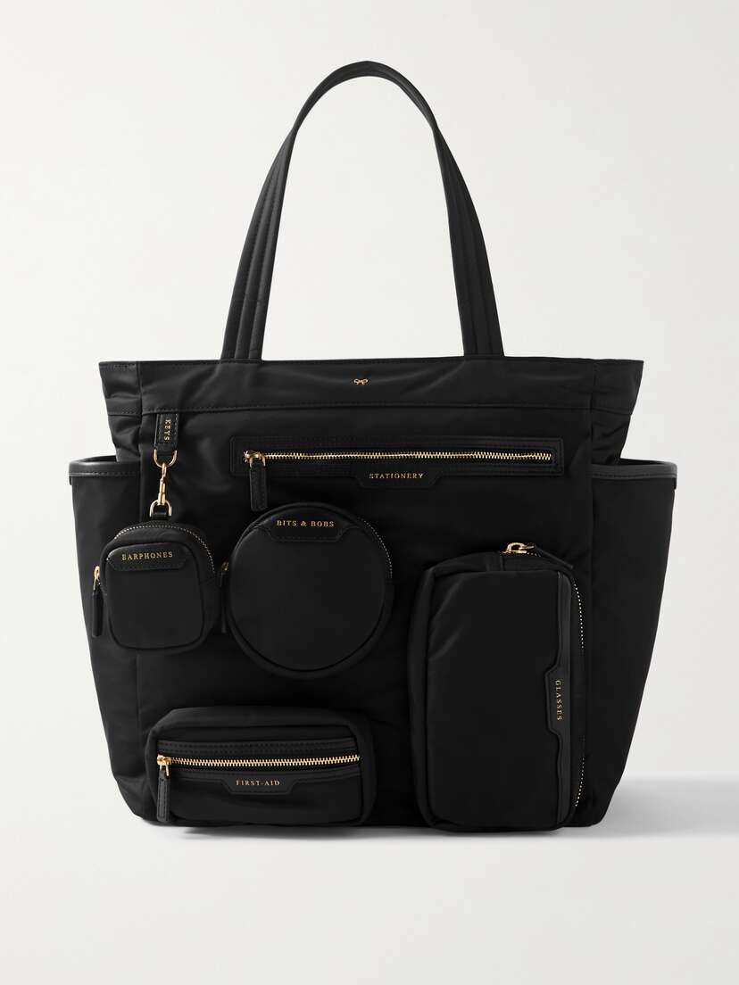 Anya Hindmarch Commuter Leather-trimmed Econyl Tote