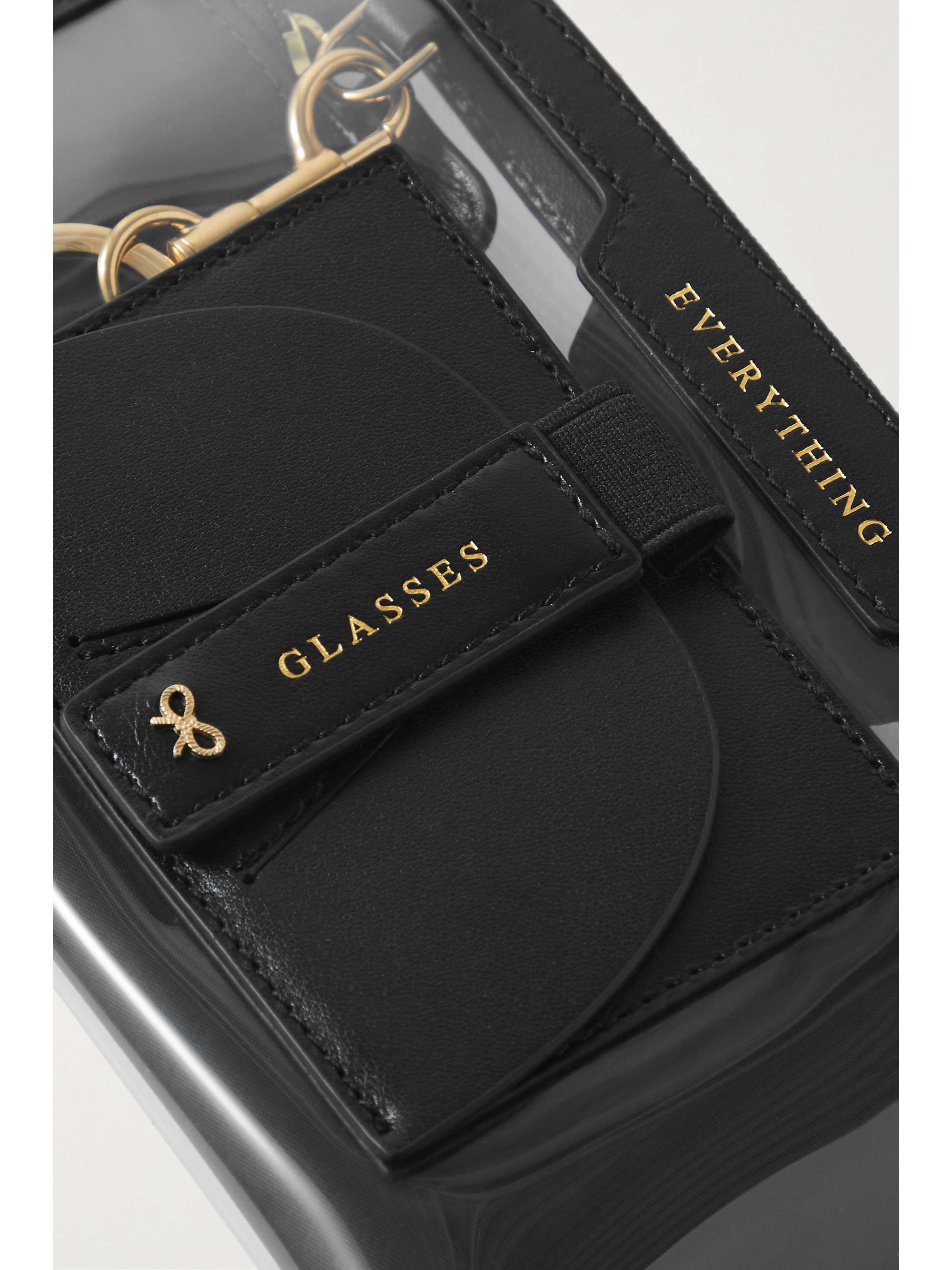 ANYA HINDMARCH + NET SUSTAIN Everything Eyes leather-trimmed TPU pouch