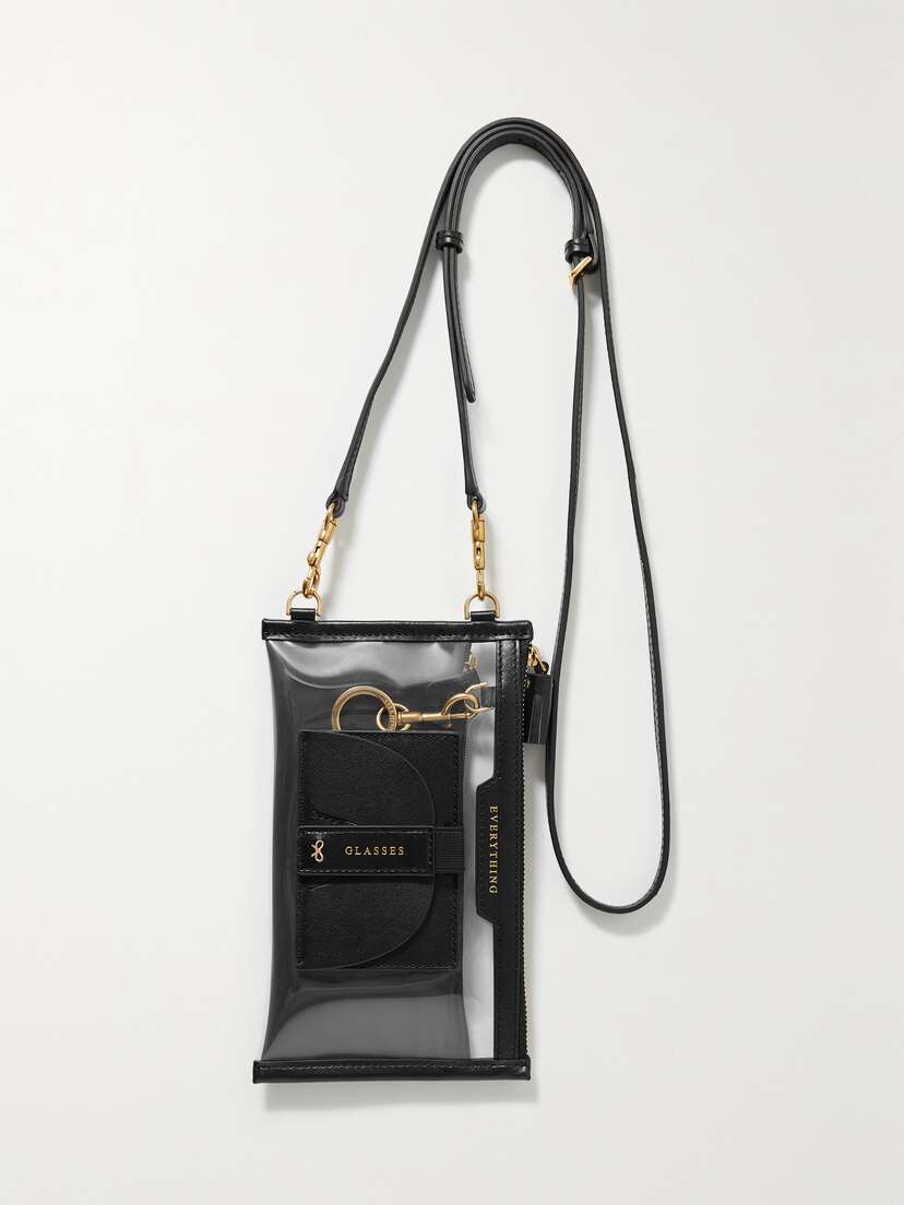 Anya Hindmarch Everything Leather-trimmed Tpu And Recycled Shell Pouch