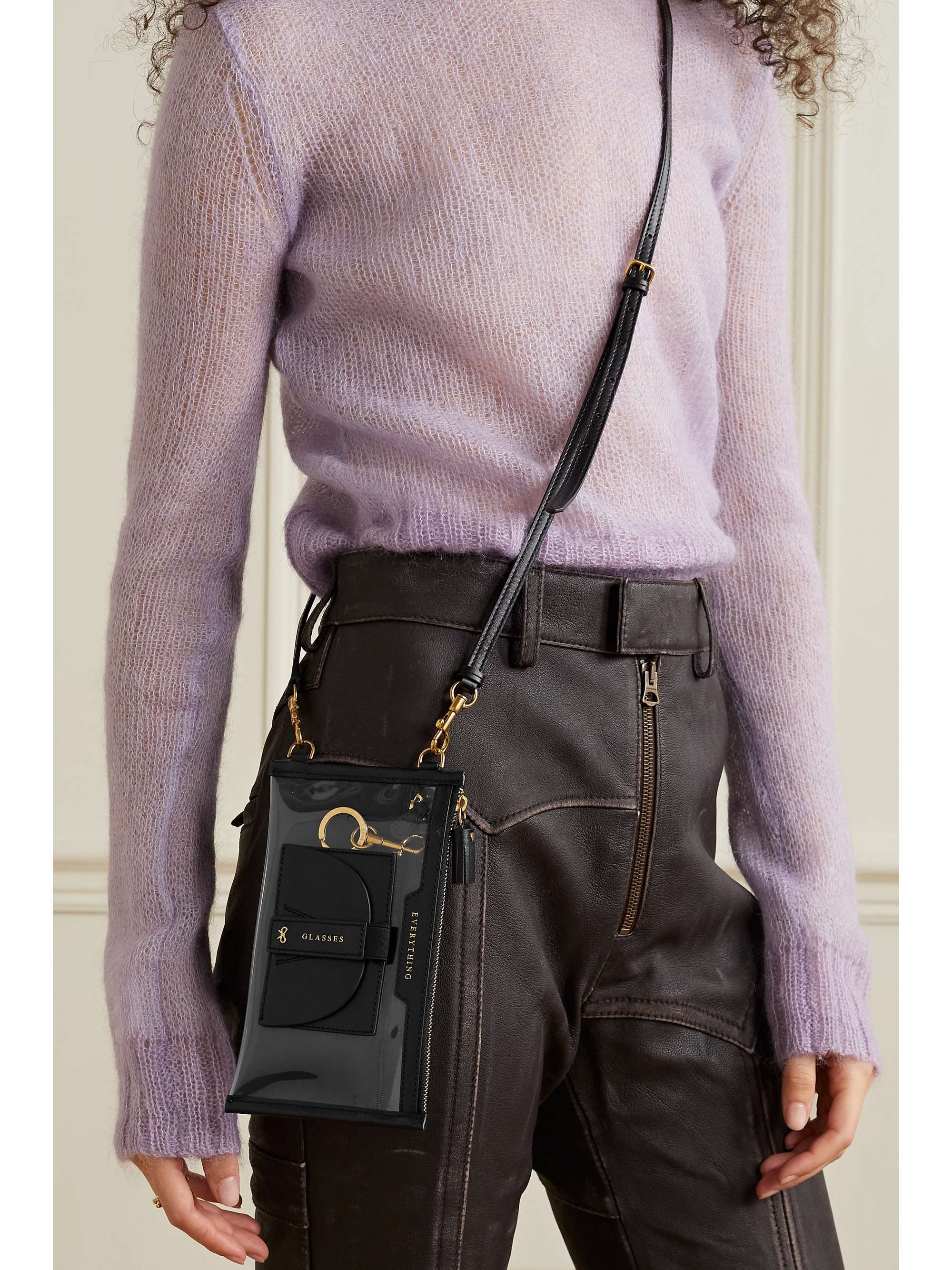 ANYA HINDMARCH Everything leather-trimmed TPU and recycled shell 