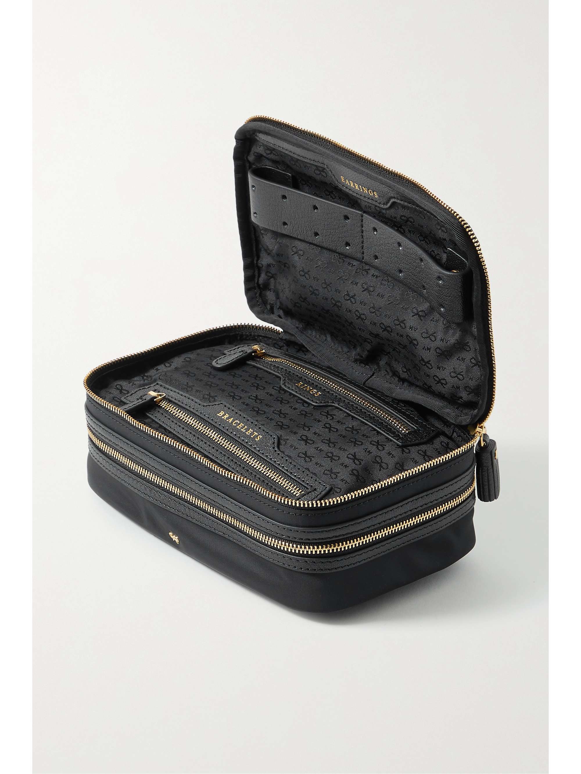 ANYA HINDMARCH Trousse à bijoux en ECONYL et en cuir texturé - NET SUSTAIN