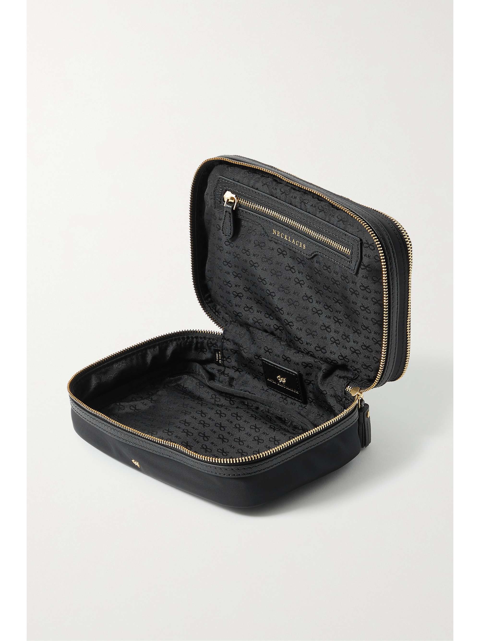 ANYA HINDMARCH Trousse à bijoux en ECONYL et en cuir texturé - NET SUSTAIN