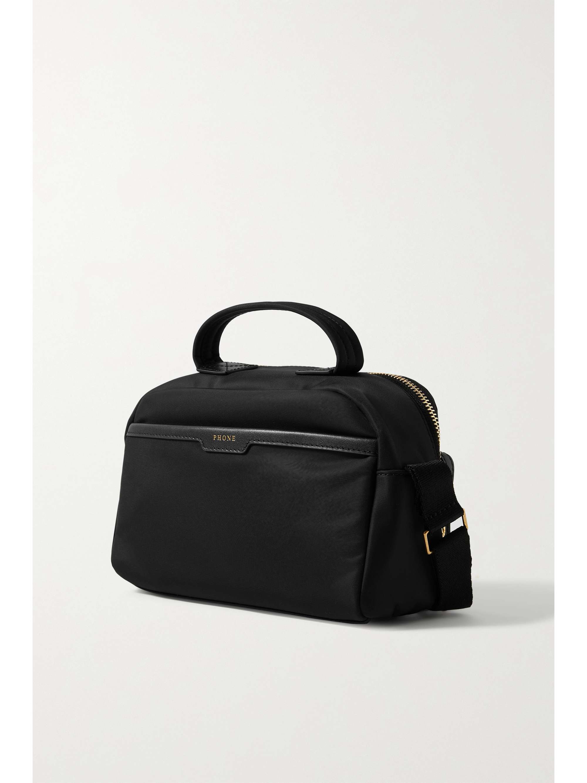 ANYA HINDMARCH + NET SUSTAIN leather-trimmed recycled shell shoulder bag